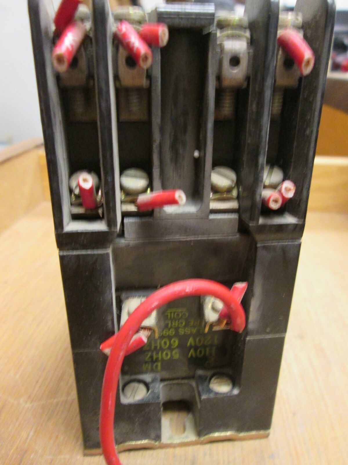 Square D Control Relay 8501 L0-30 120V coil Used