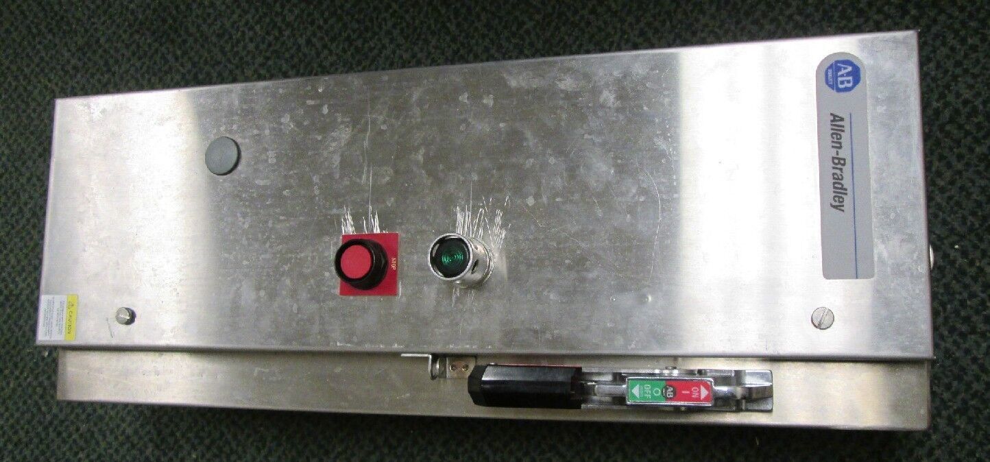 Allen-Bradley Combination Size 2 Non Fusible 208V NEMA 4X Stainless Steel Used