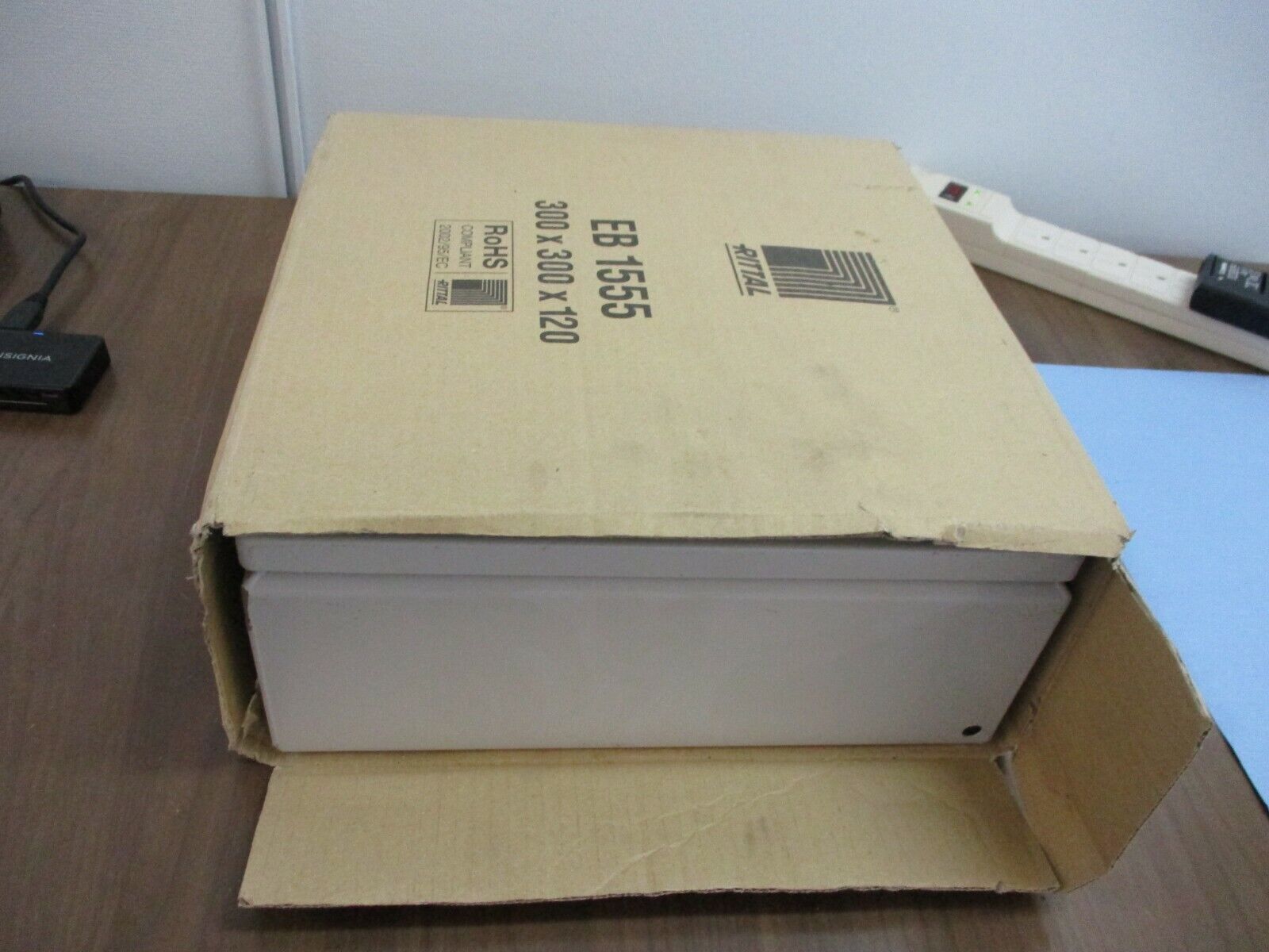 Rittal Nema 4 Enclosure EB 1555 Size: 300x300x120mm New Surplus