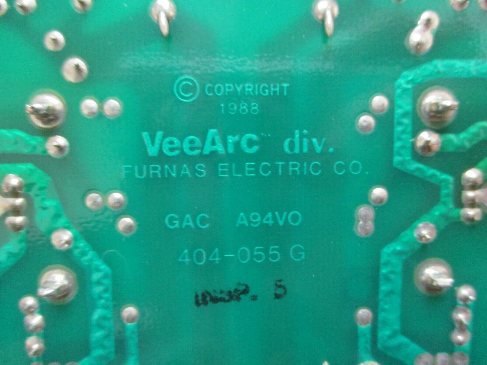 Vee-Arc Base Driver Board 930-909 Used
