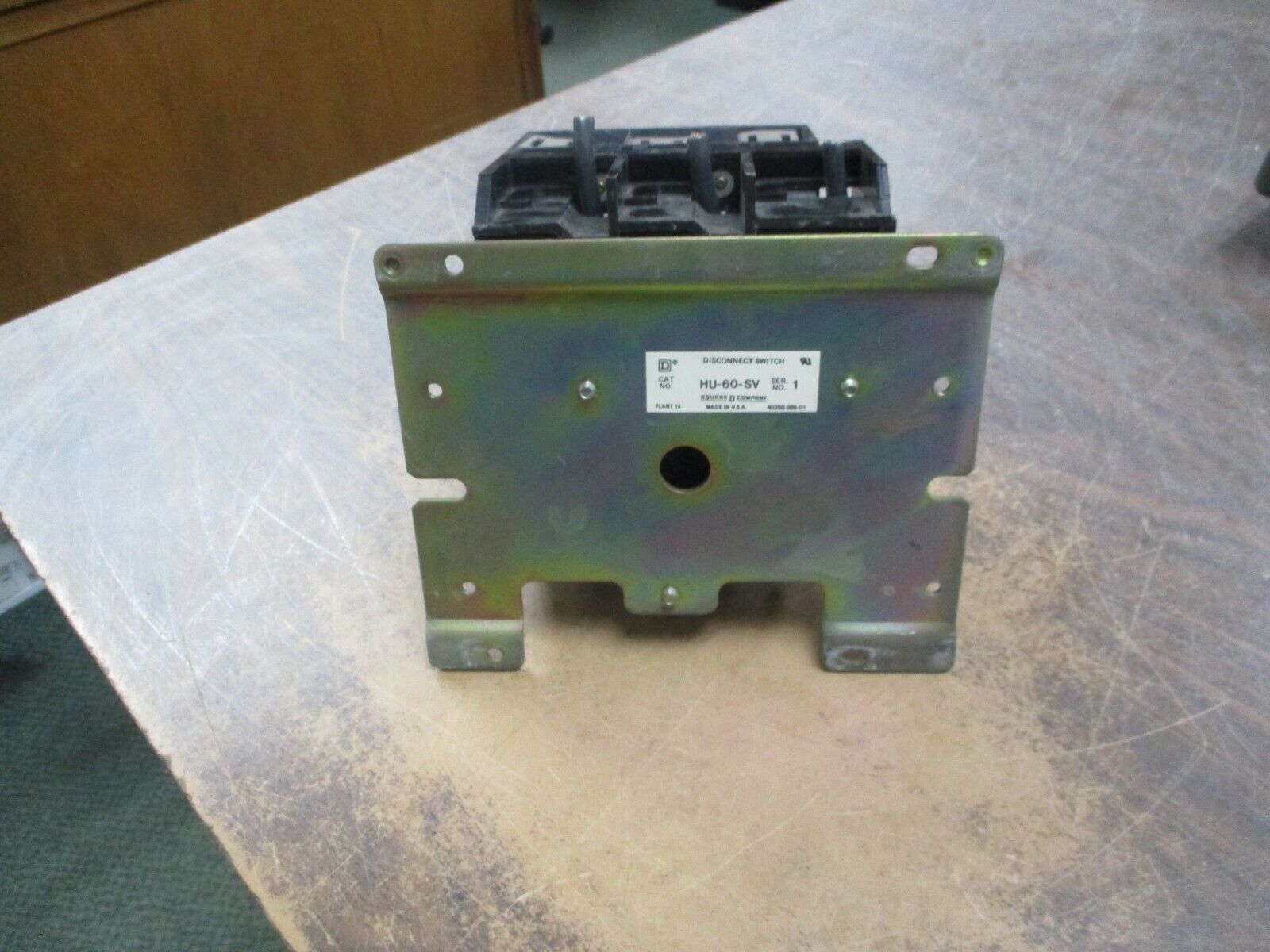 Square D Disconnect Switch 9422 TD-1 GU Ser. A 60A 600V *No Handle* Used