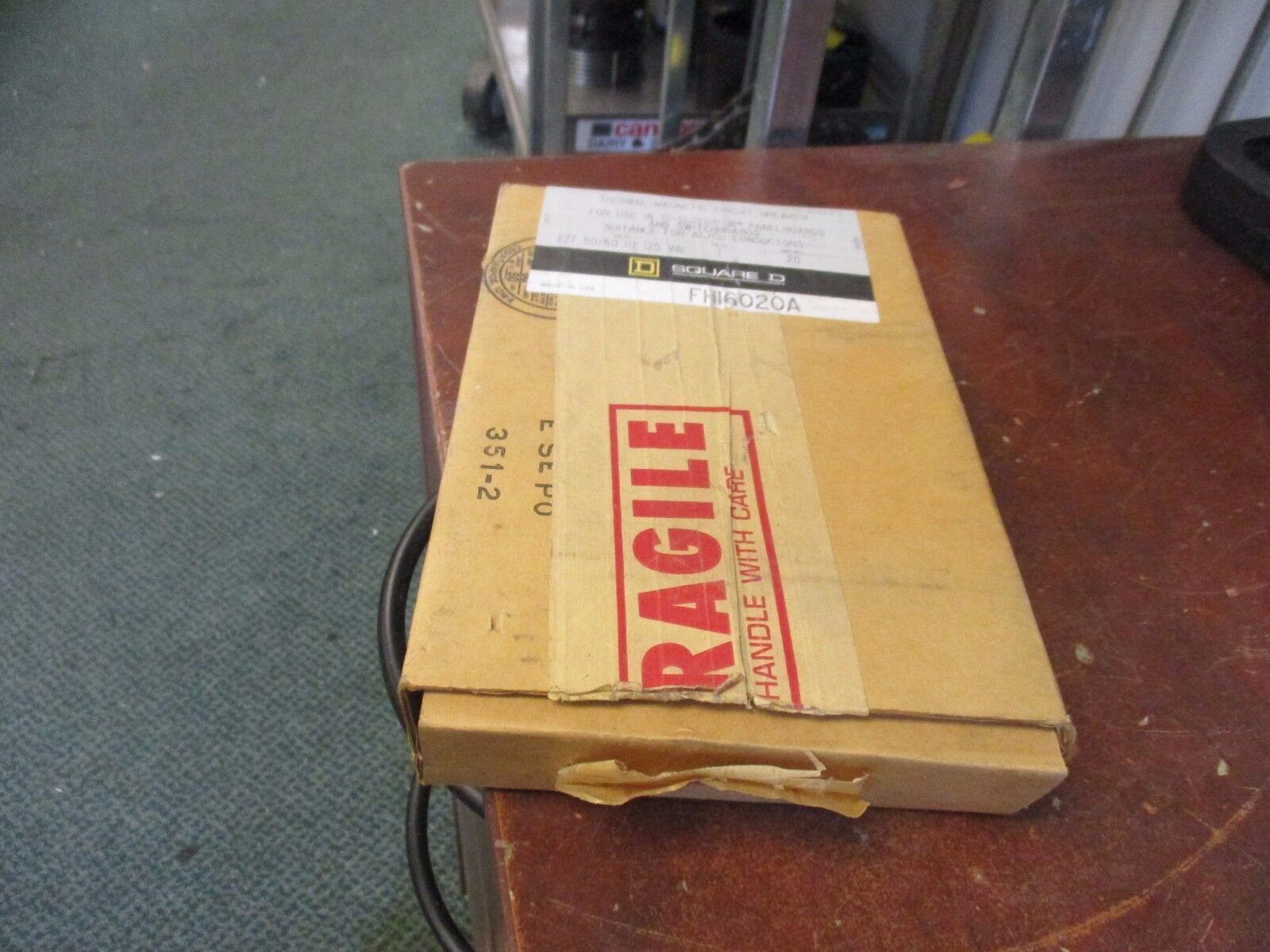 Square D Circuit Breaker FH16020A 20A 277V 1P New Surplus