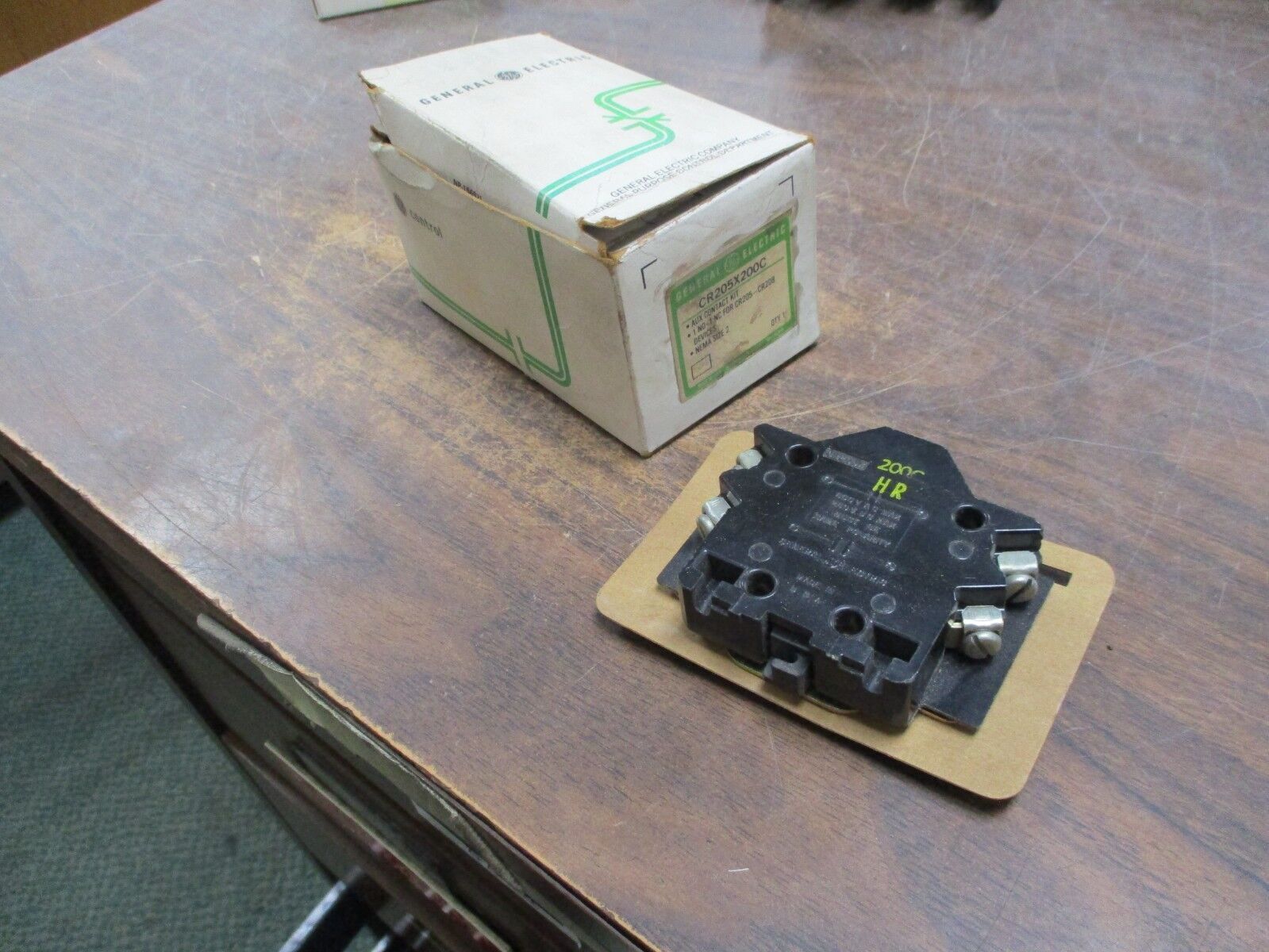 GE Aux Contact Kit CR205X200C 1NO - 1NC for CR205-CR208 nema size 2 New Surplus