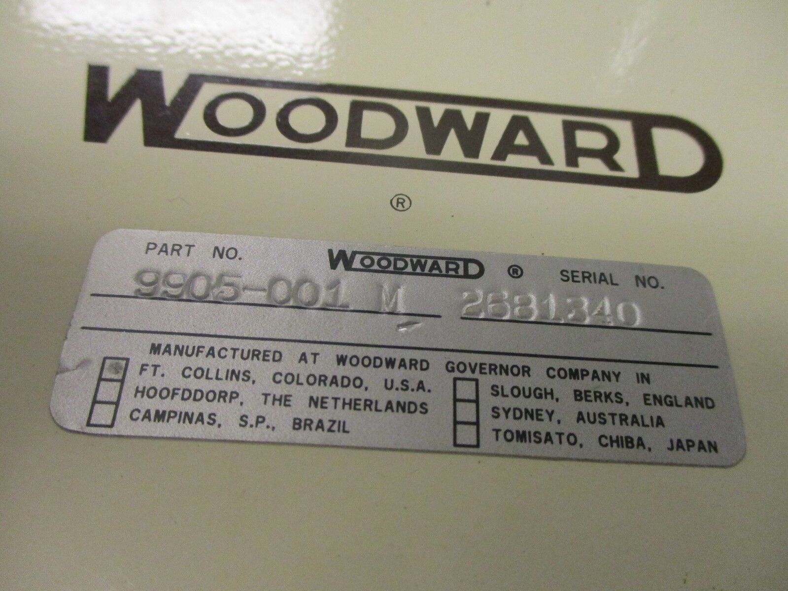 Woodward SPM-A Synchronizer 9905-001 M Rev.M 10W 50/60Hz 115/230V Used