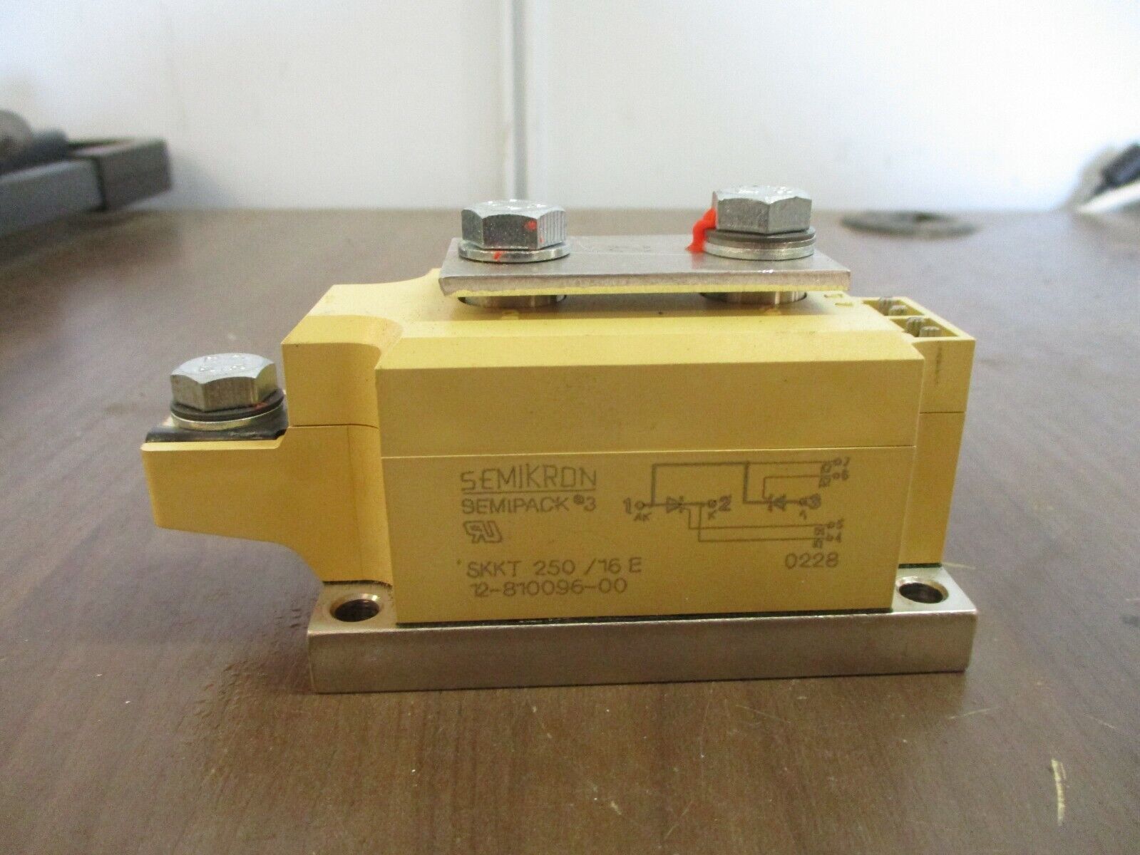 SemiKron SKKT 250/16E Semipack 3 Power Module 12-810096-00 Used