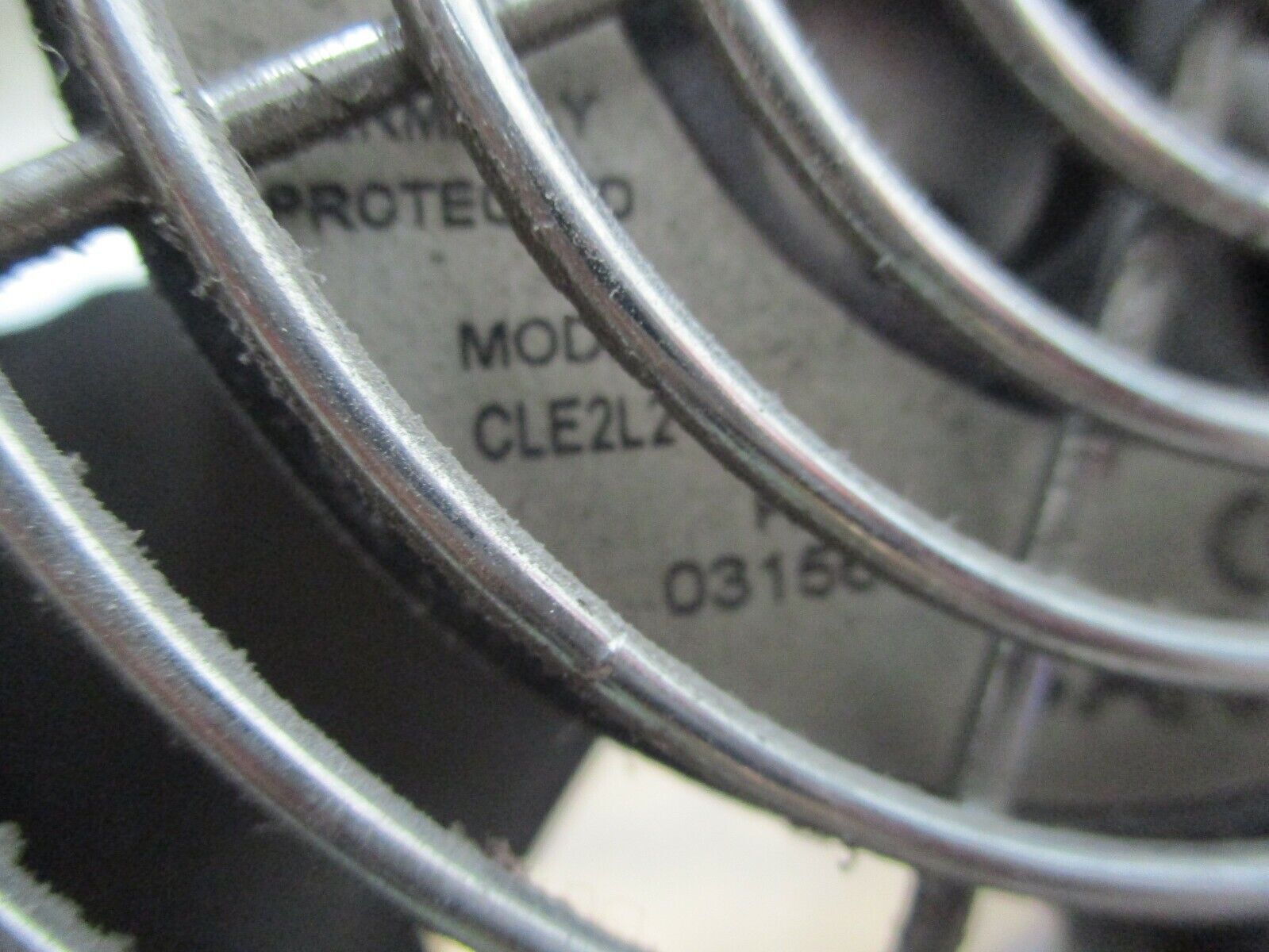 Comair Rotron Model CLE2L2 Caravel Fan 03165 115V 0.48/0.50A 50/60Hz Used