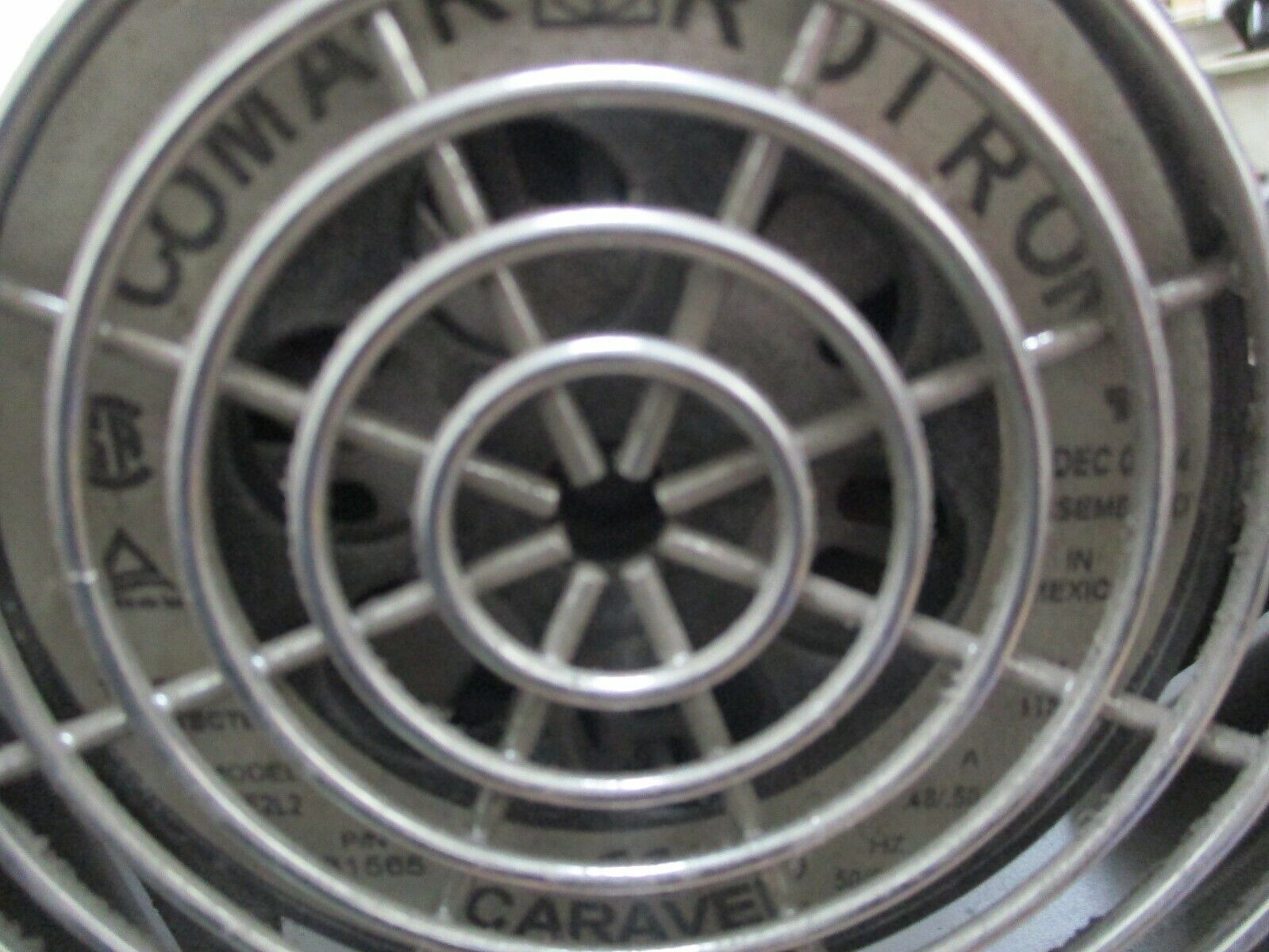 Comair Rotron Model CLE2L2 Caravel Fan 03165 115V 0.48/0.50A 50/60Hz Used