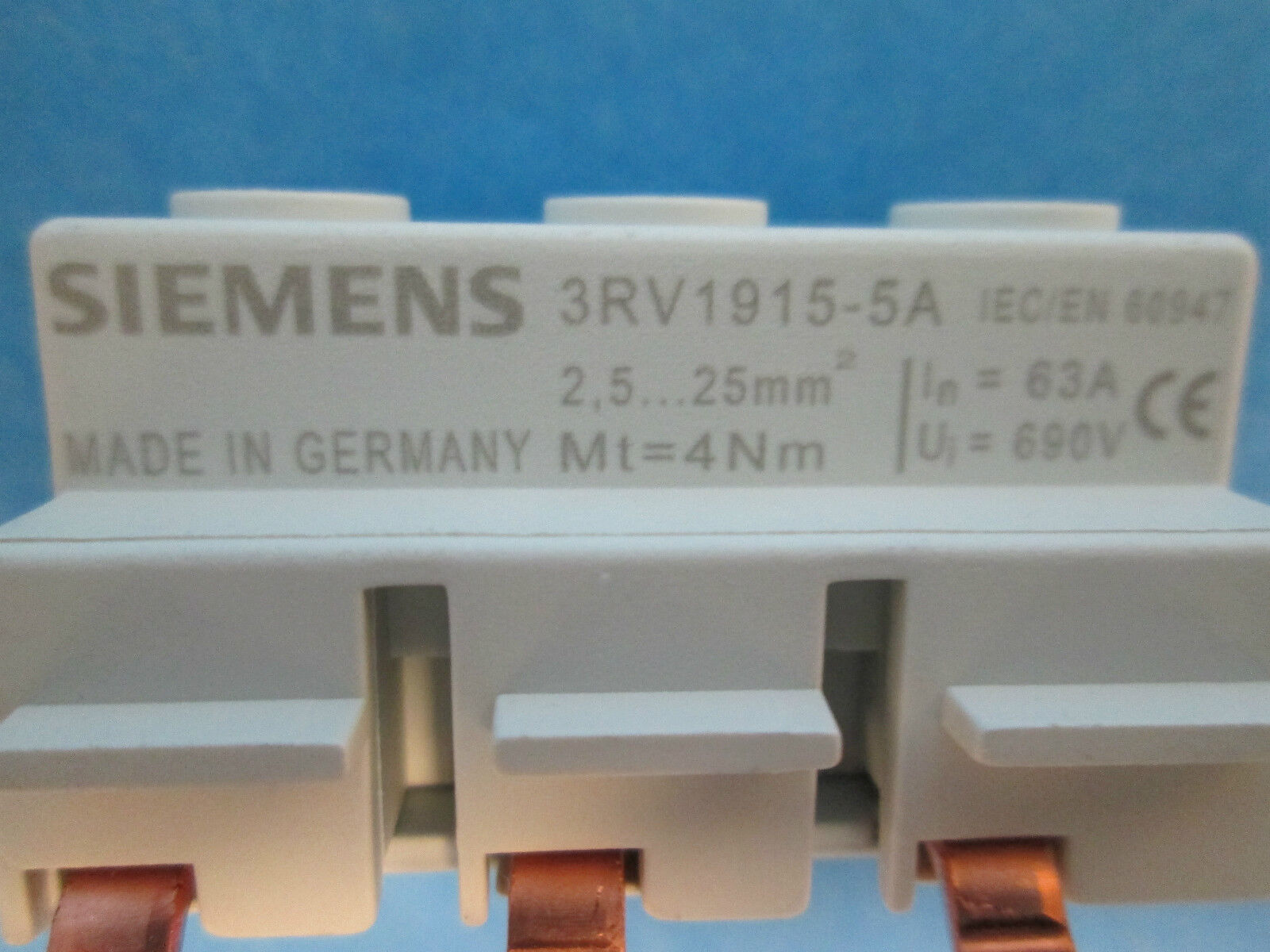 Siemens Line Side Terminal 3RV1915-5A *Lot of 10* New Surplus