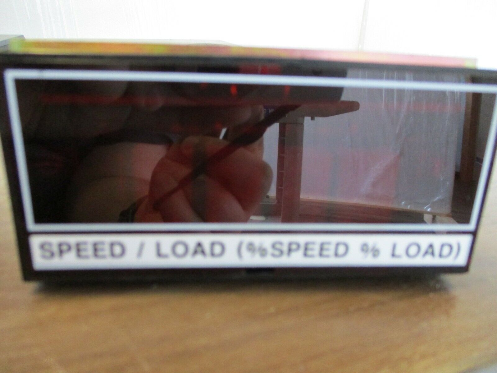 Graham Speed/Load Panel Meter 02-7693 Rev. C Used