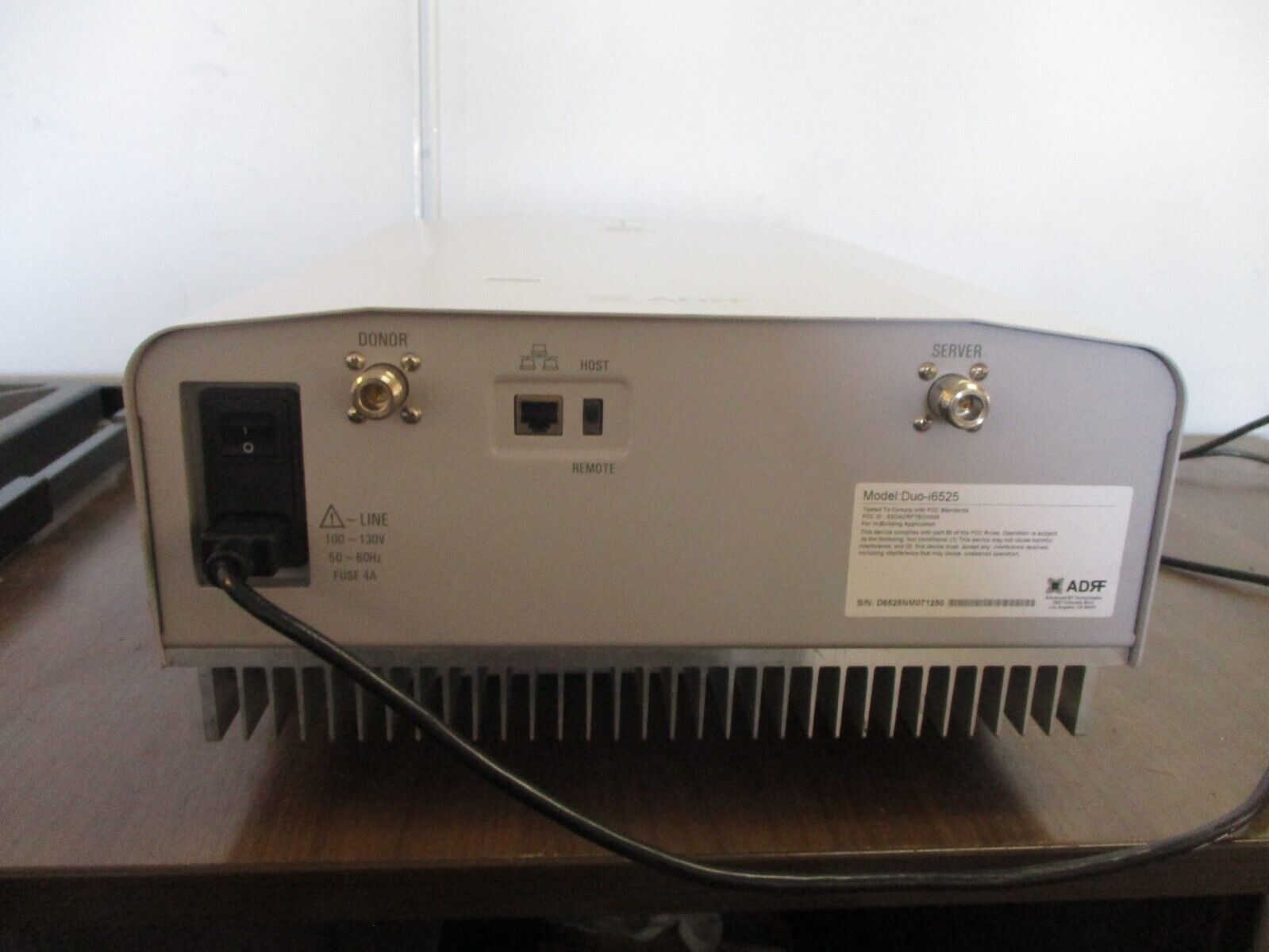 Advanced RF Technologies Cellular Repeater DUO-i6525 Used