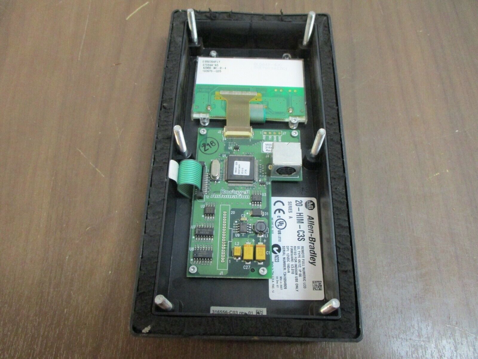 Allen-Bradley Remote Programming Module 20-HIM-C3S Ser. A Used