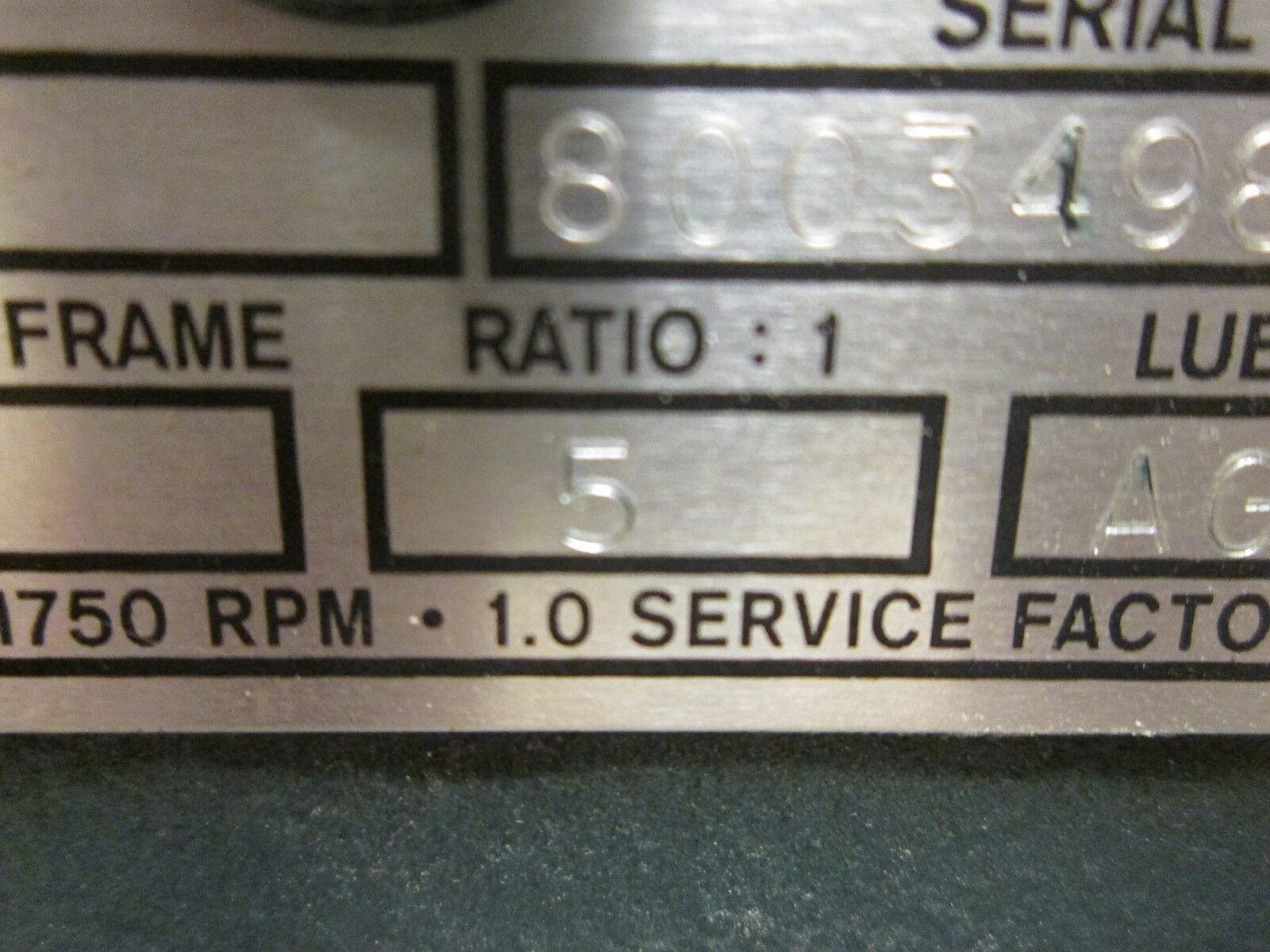 Grove Gear Flexaline Reducer 1220-3 Ratio 5:1 0.510 HP IN New Surplus