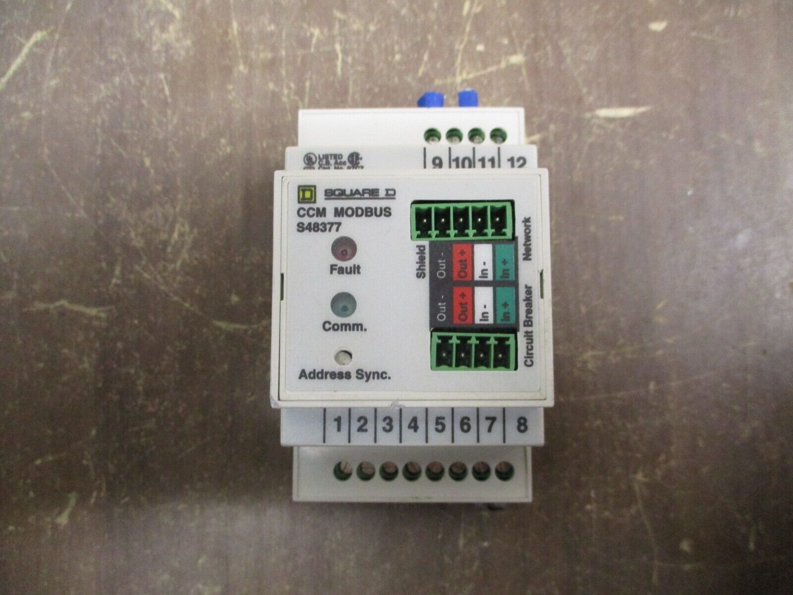 Square D CCM Modbus Module S48377 Used