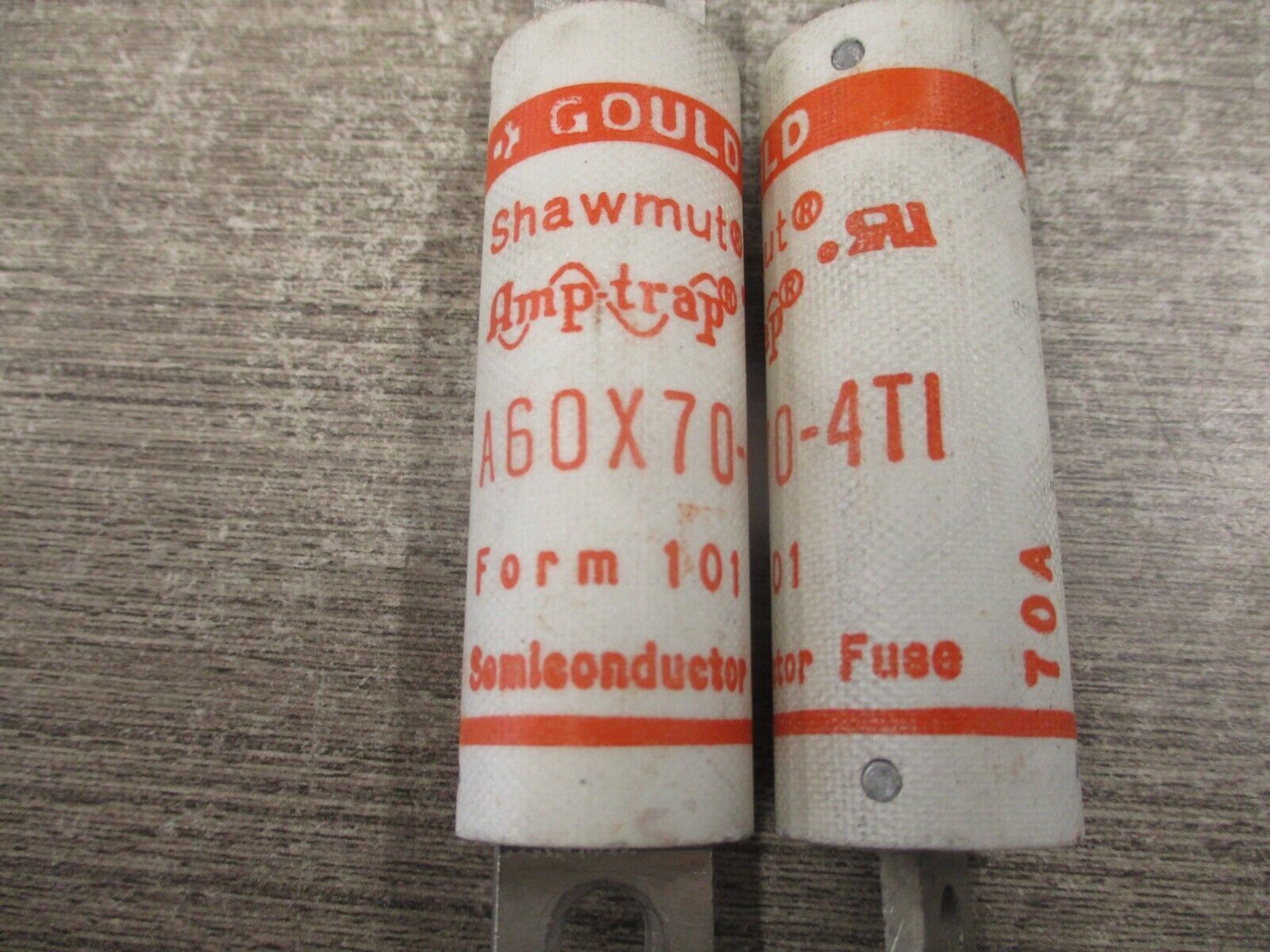 Gould Shawmut Amp-Trap Fuse A60X70-4TI 70A 600V *Lot of 2* Used