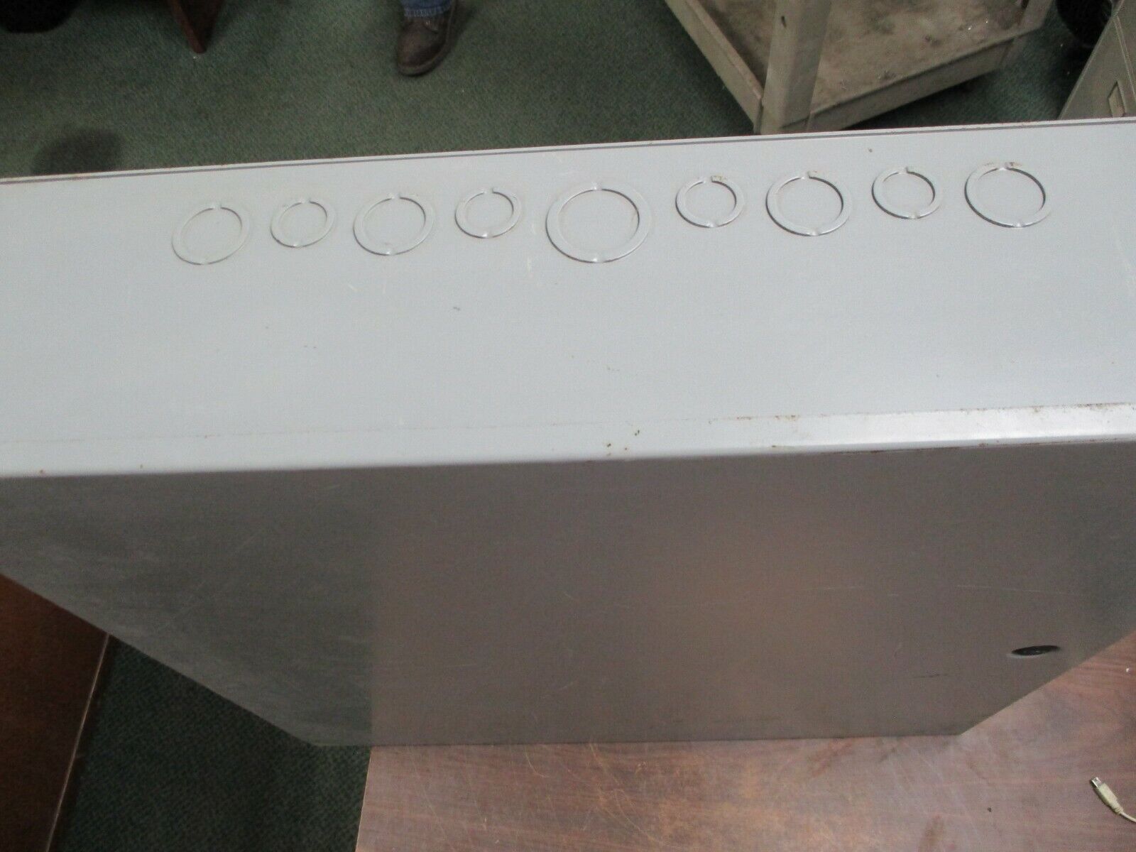 Hoffman Type 1 Enclosure A-HE24X24X6 Size:24x24x6" *Some Shelf Wear* New Surplus
