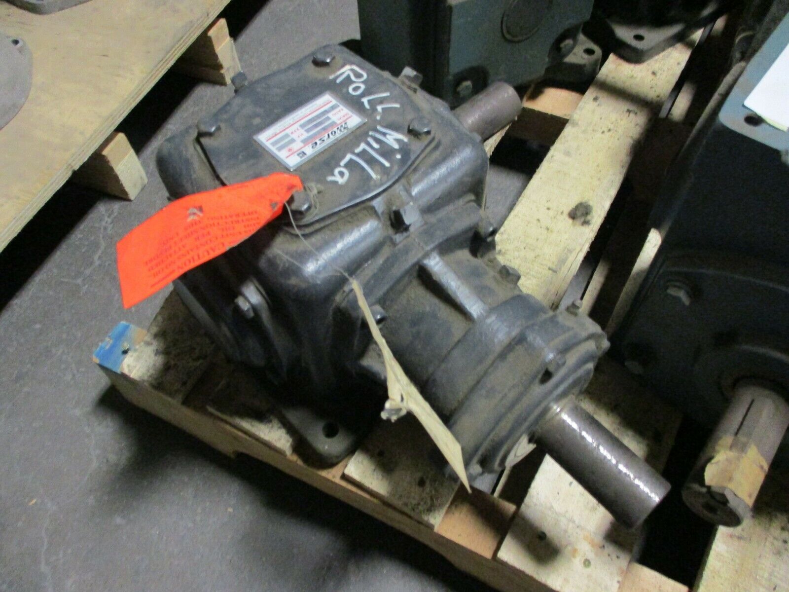 Morse Right Angle Gear SM 1-R5 AS340 Ratio 1:1 1750 RPM 53.53 HP Used