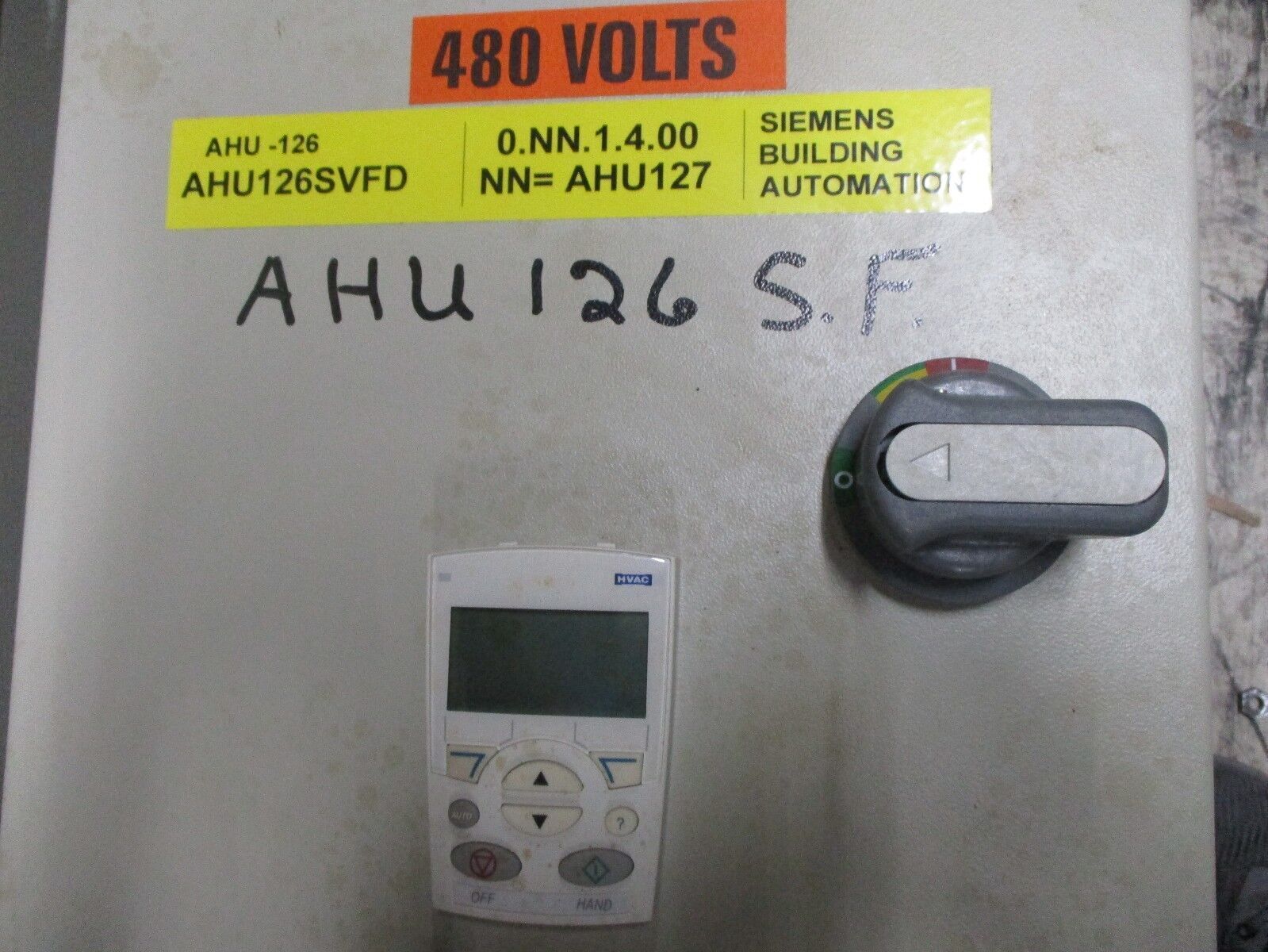 ABB ACH550 AC Drive W/Bypass ACH550-UH-031A-4 20HP 3Ph Used