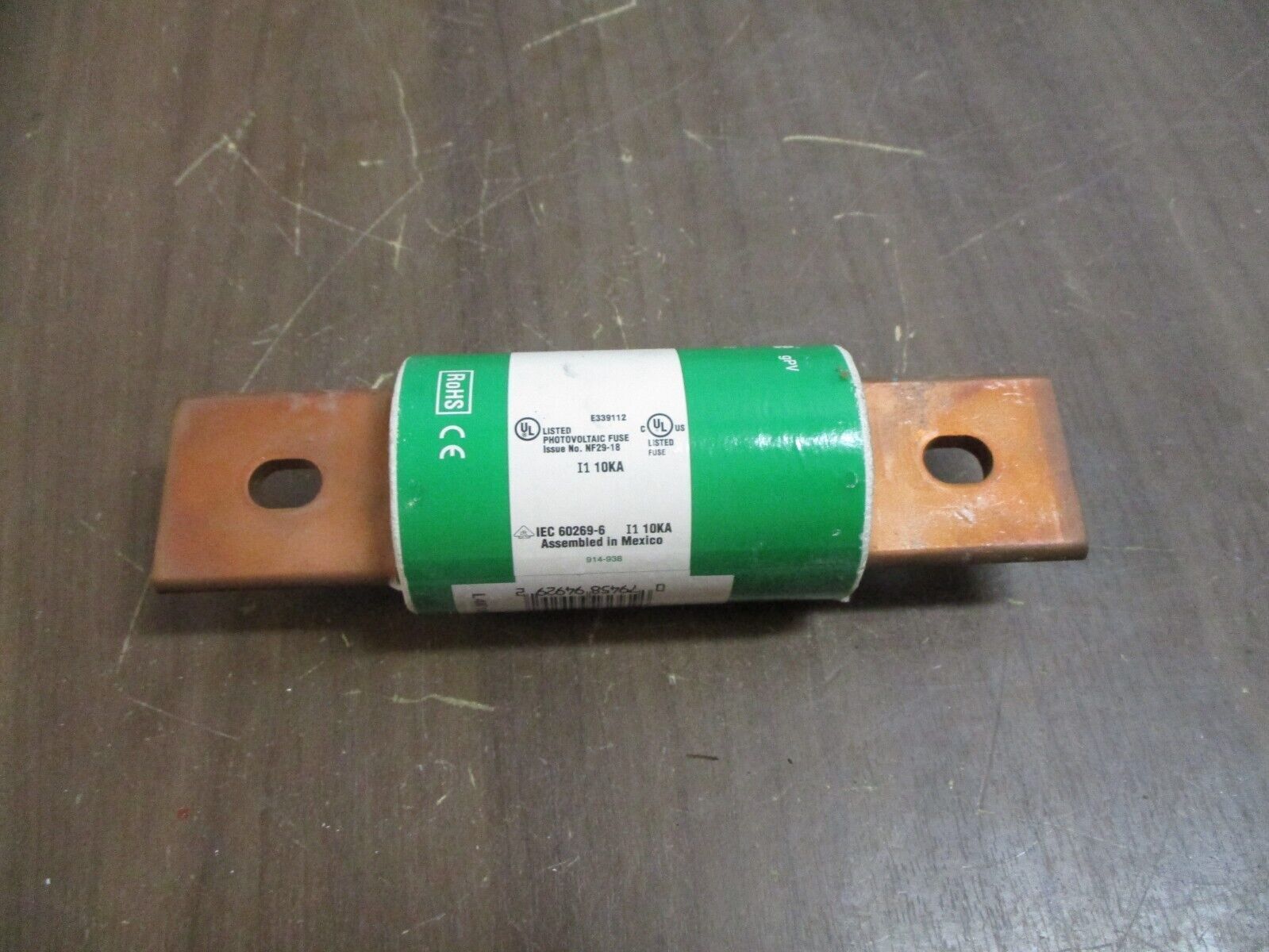 Littelfuse Photovoltaic Fuse SPFJ 350 350A 1000VDC Used