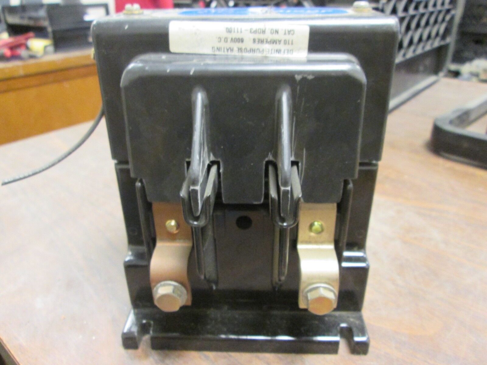 Joslyn Clark Definite Purpose Contactor RDPS-11100 110A 600VDC 120V Coil Used