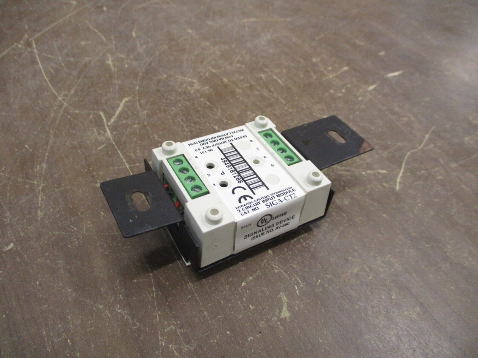 Edwards 2-Circuit Input Module SIGA-CT2 Used