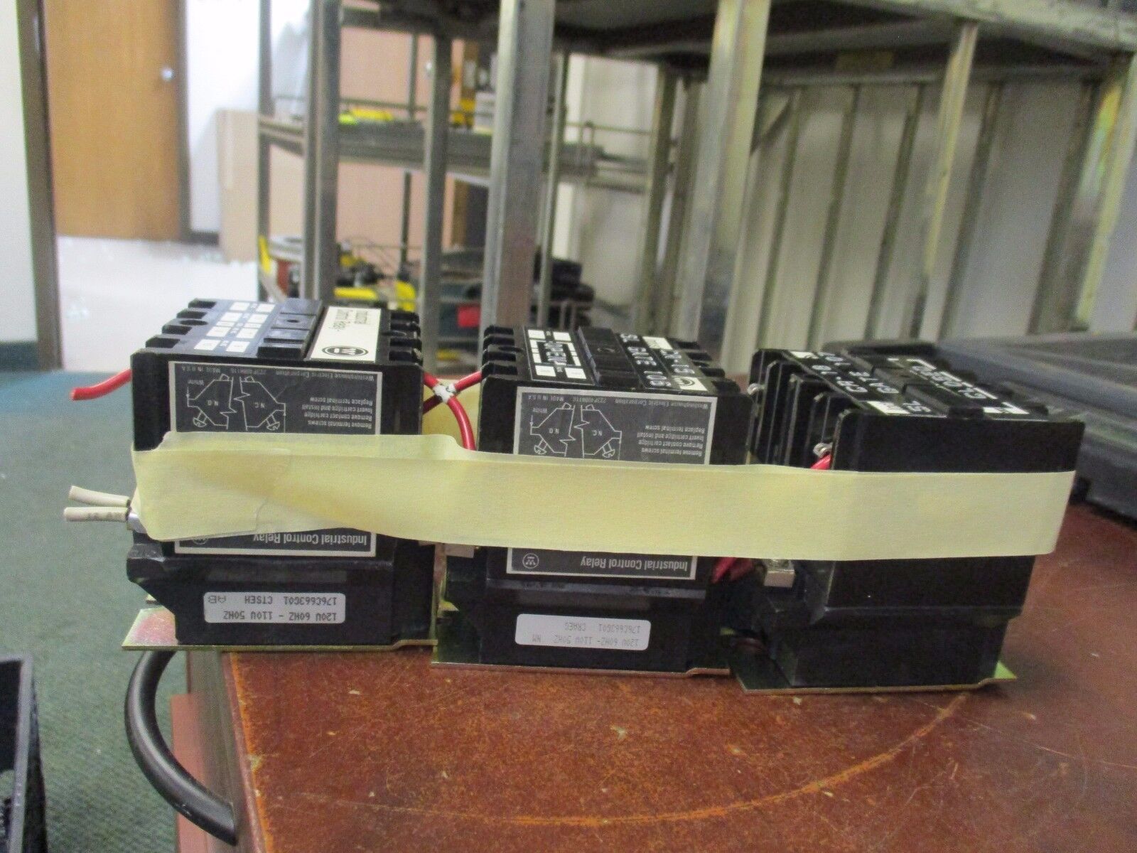 Westinghouse Industrial Control Relay AR4A 10A 600V 120V Coil *Lot of 3* Used