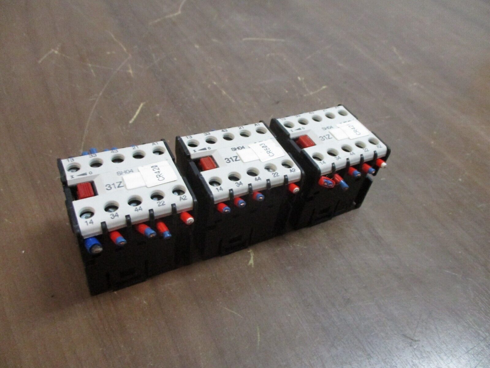 AEG Relay SH04 24VDC Coil 16A 600V *Lot of 3* Used