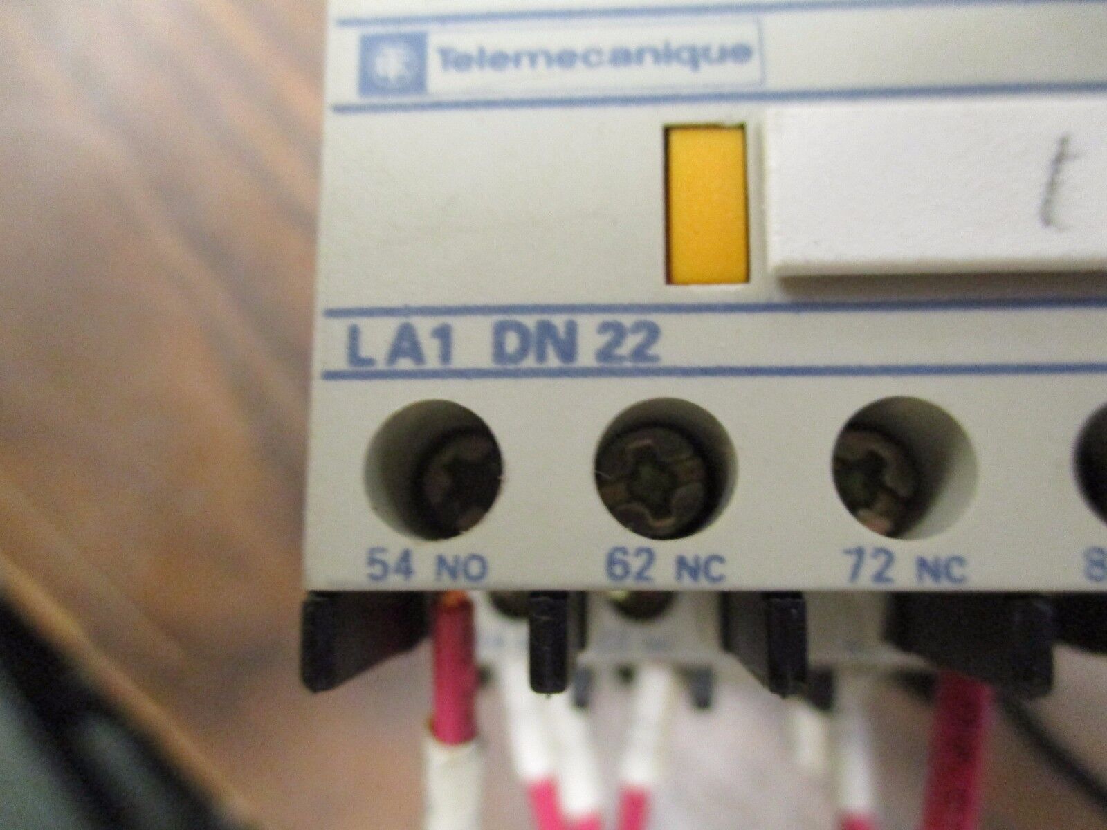 Telemecanique Contactor w/ Aux Contact Block CA2 DN22 120V Coil 10A Used
