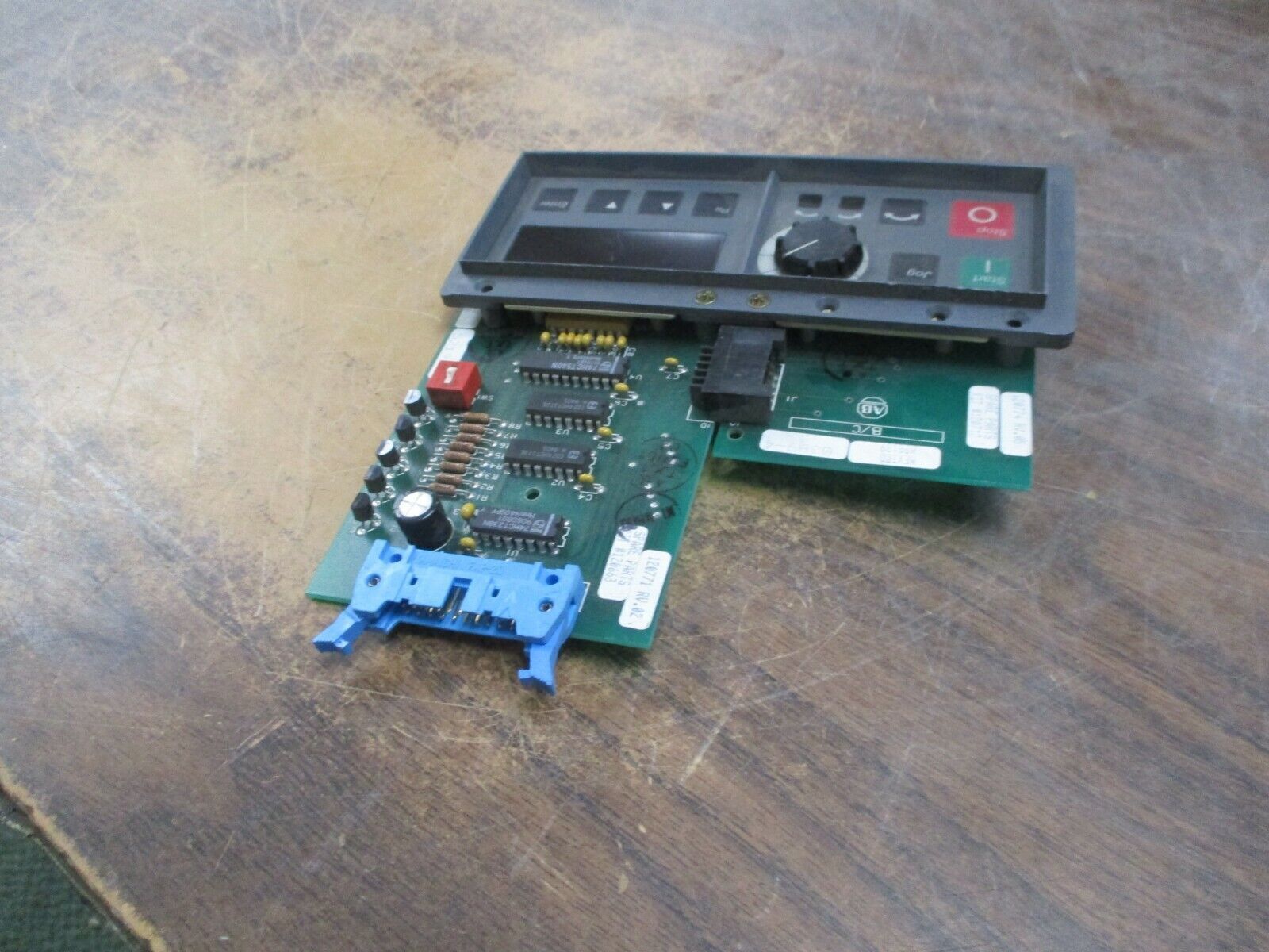 Allen-Bradley Drive interface Board w/ Jog Board 120771 RV. 02 Used
