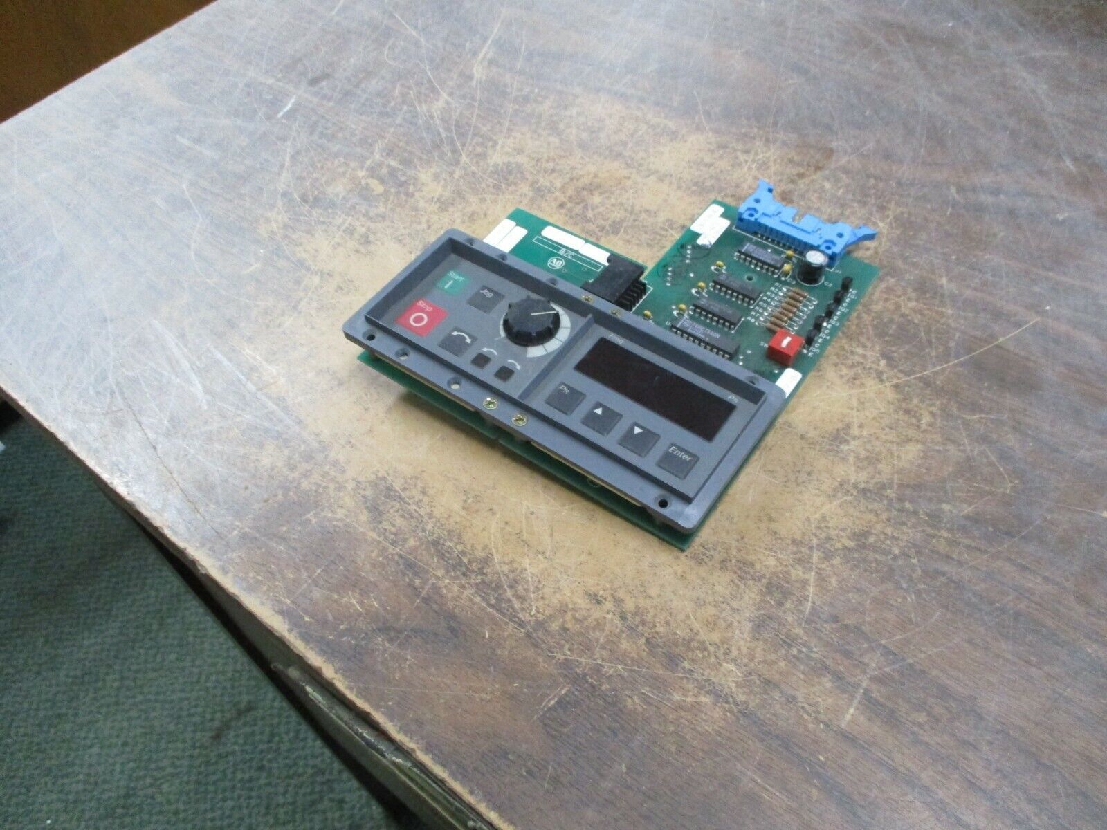 Allen-Bradley Drive interface Board w/ Jog Board 120771 RV. 02 Used