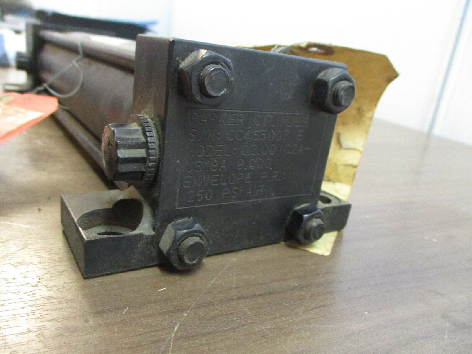 RWC Air Cylinder 890701102 250PSI Used