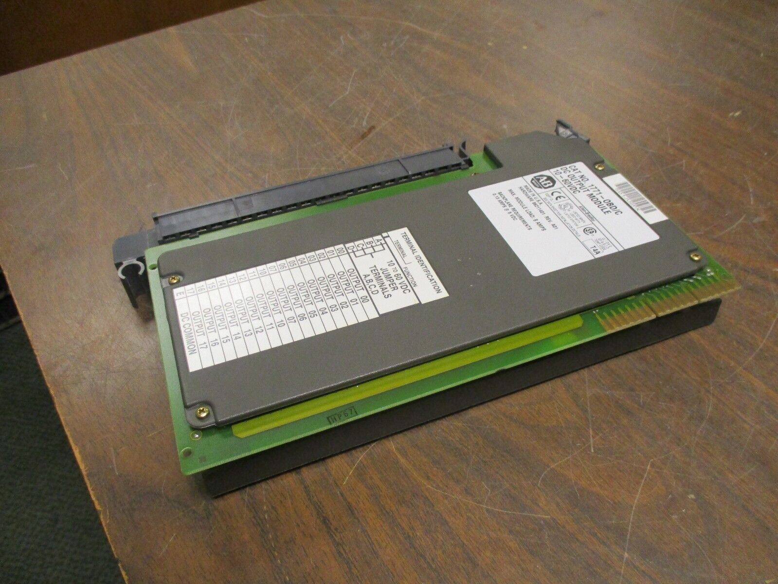 Allen-Bradley DC Output Module 1771-OBD/C 10-60VDC Rev. A01 8A Max Load Used