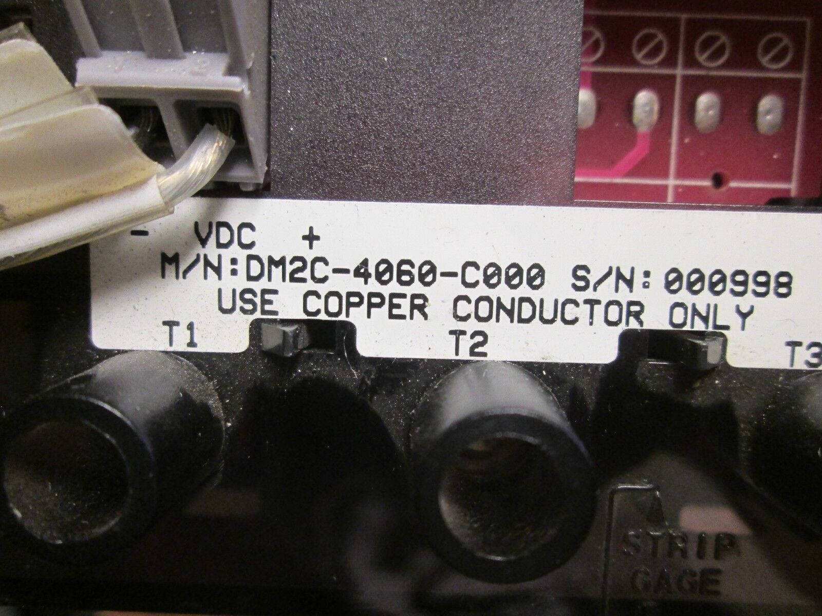 Watlow DIN-a-mite Solid State Power Control DM2C-4060-C000 40A 600V 3Ph 2-Leg