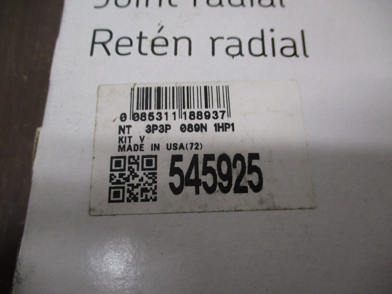 SKF Joint Radial Oil Seal 545925 New Surplus