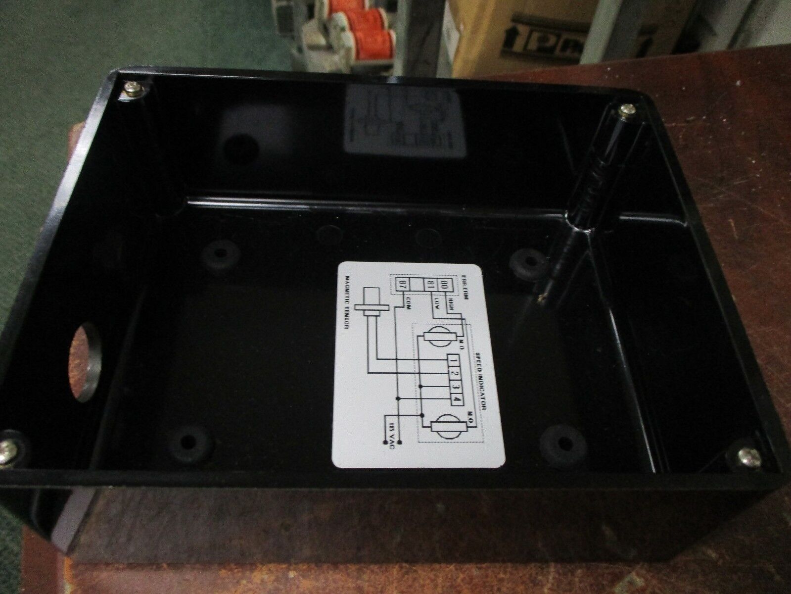 Airpax Tachometer T77520-24 Range: 0-100% RPM New Surplus