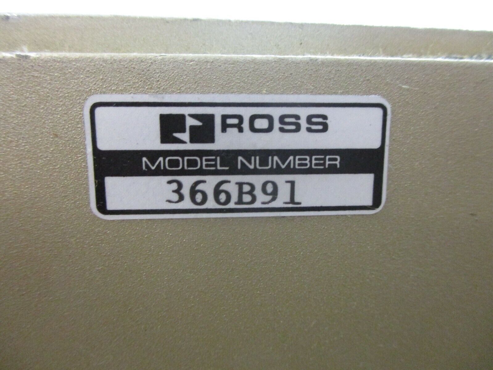 Ross Base Sub-Assembly 366B91 *No Box* New Surplus