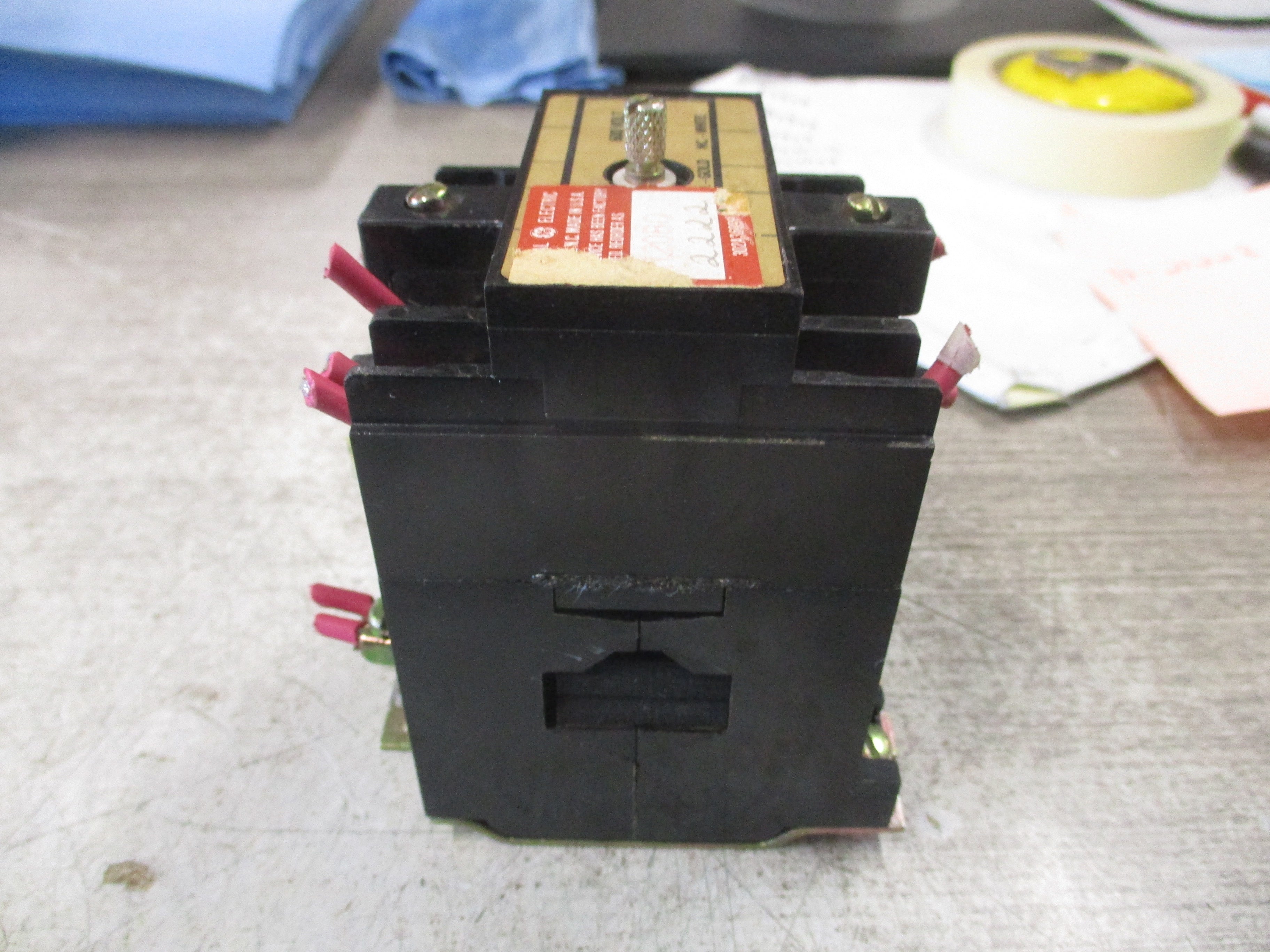 GE Relay CR120B020** 120V Coil Used