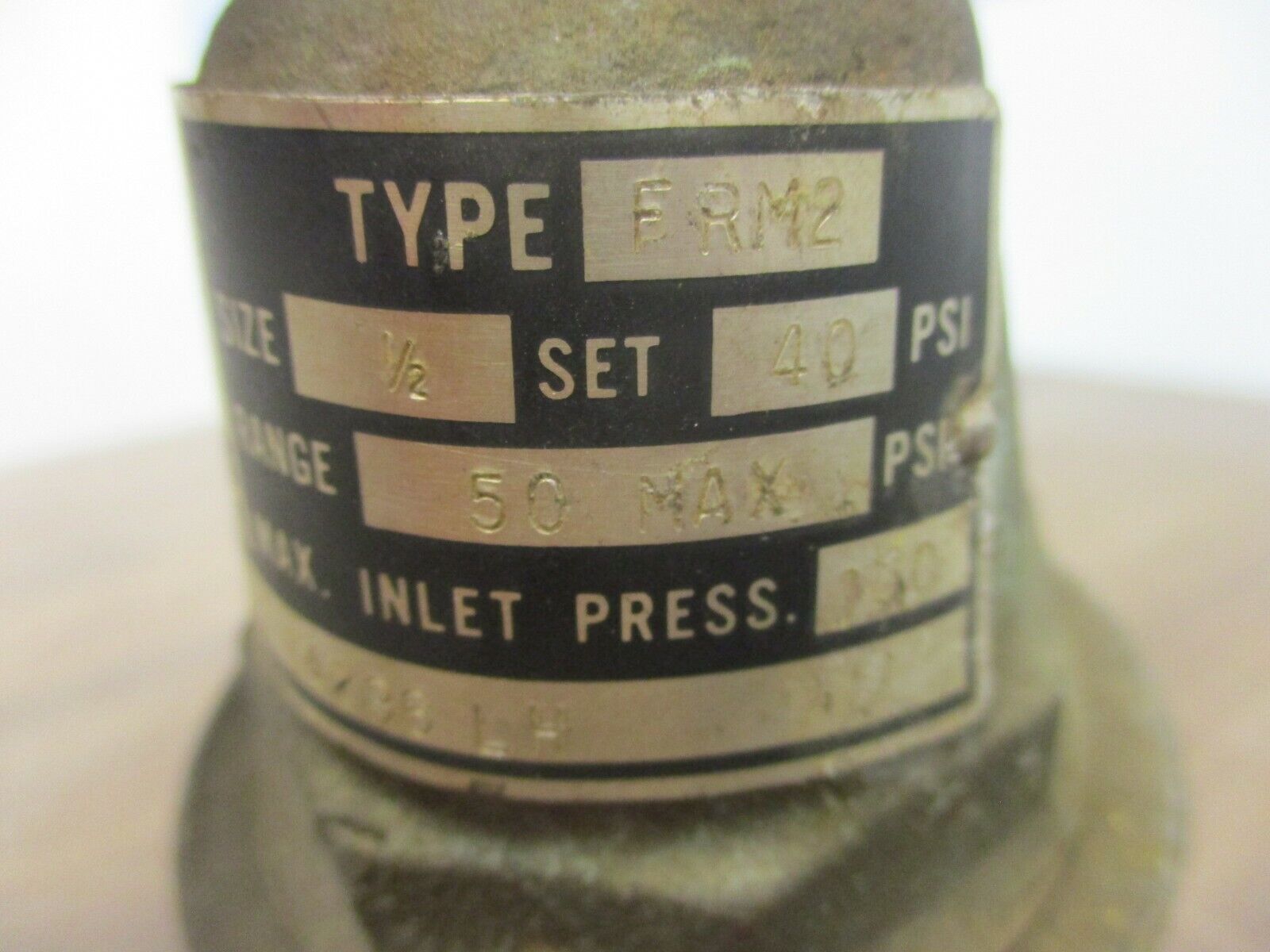 Cash Acme Valve FRM2 1/2" 50 PSI Max Used