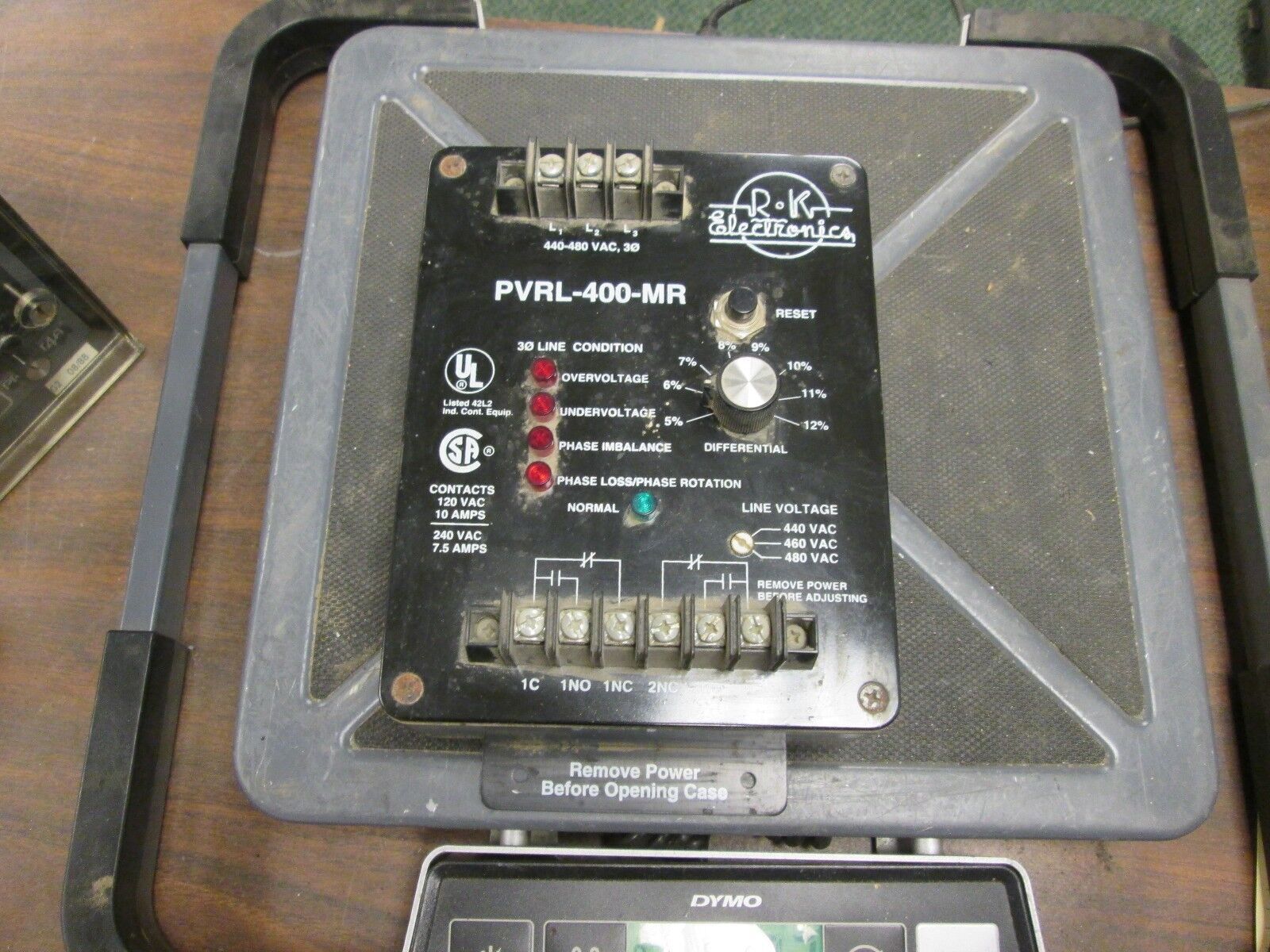 RK Line Conditioner PURL-400-MR With Reset 440-480V 3Ph Used