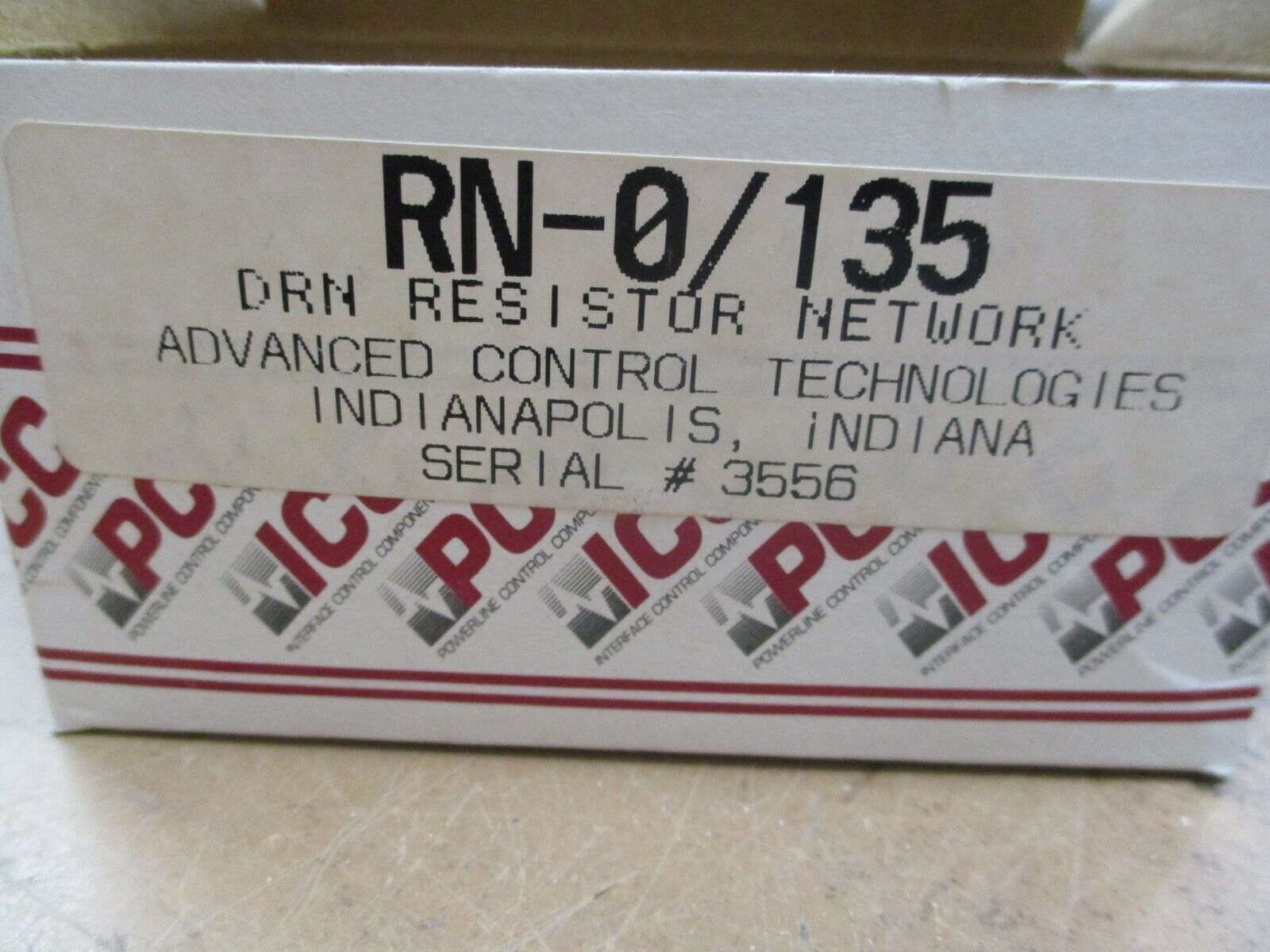 Advance Control Technologies DRN Resistor Network Module RN-0/135 New Surplus