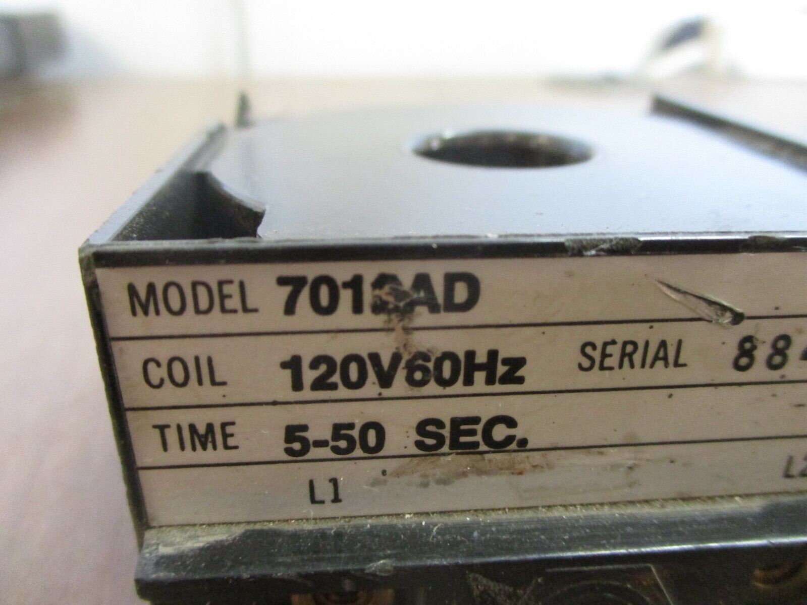 Agastat Timer Coil 7012AD 120V 60Hz *Chipped Corner* Used