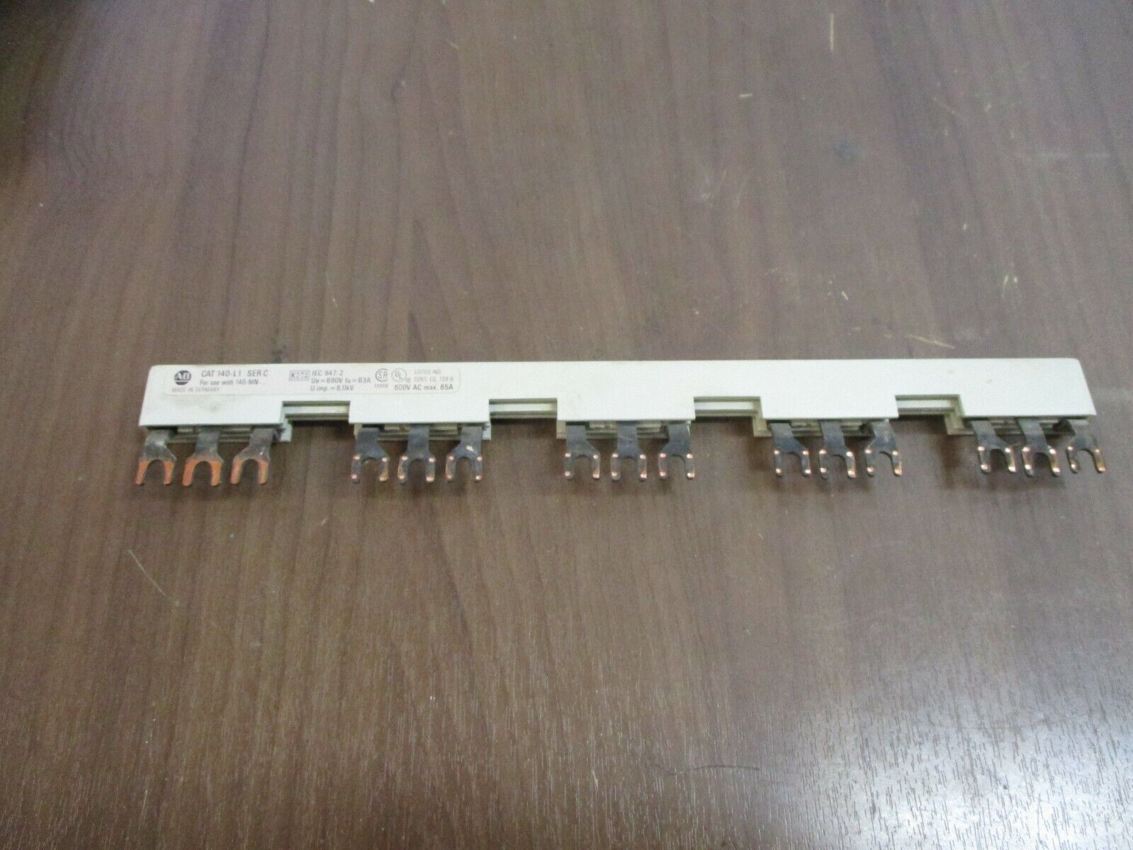 Allen-Bradley Commoning Link 140-L1 Ser. C 65A 600V *Lot of 3* Used