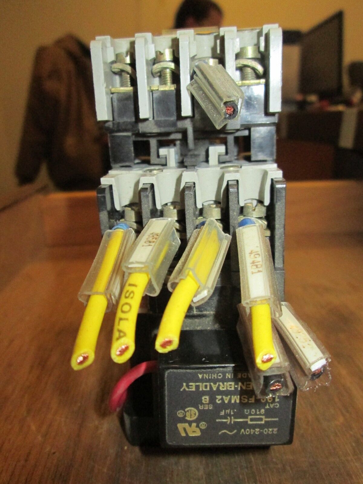 Allen-Bradley Contactor 100-A09ND3 195-FA22 199-FSMA2 9A 600V 120V Coil Used