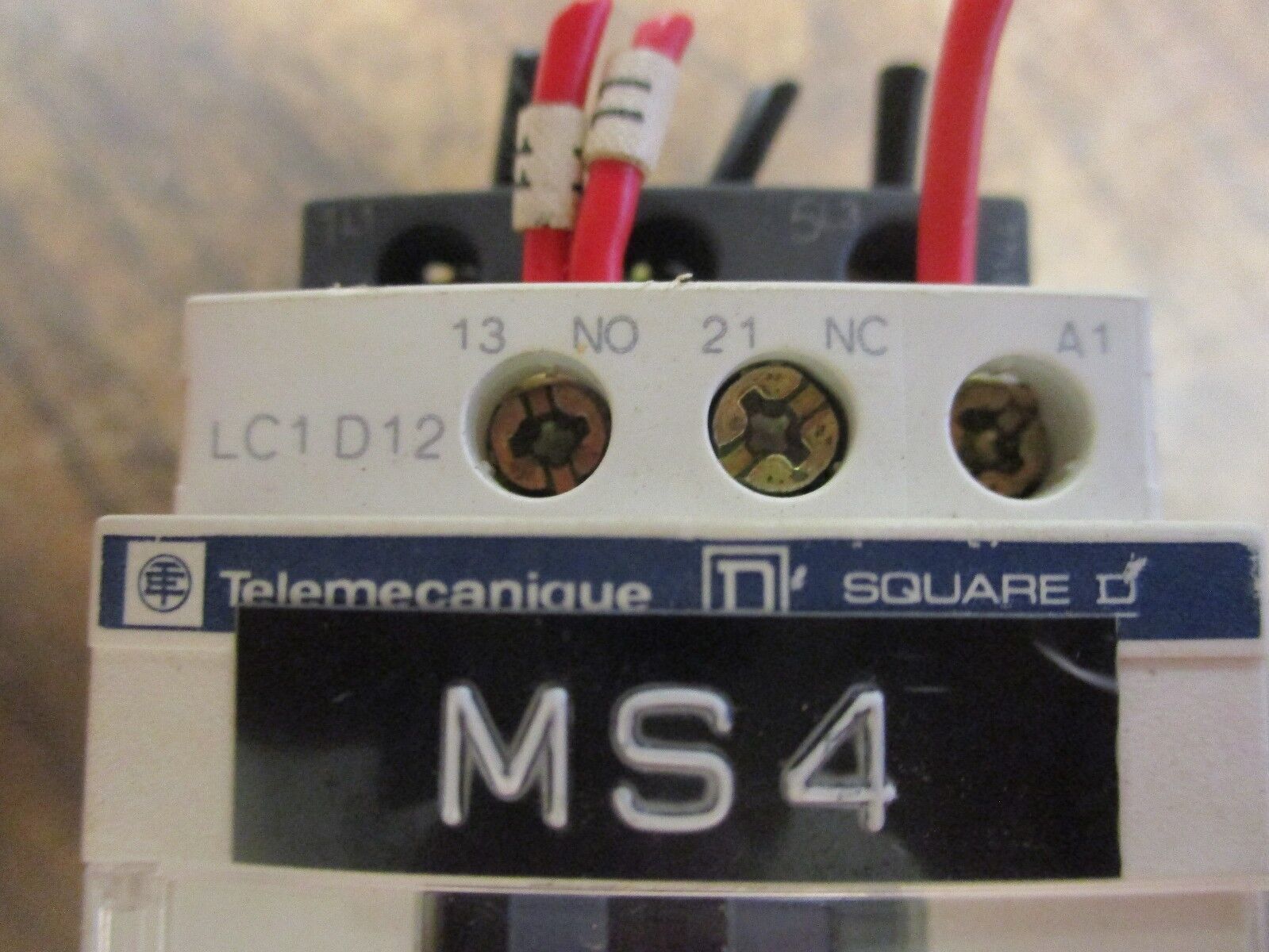 Telemecanique Starter LC1 D12/LRD 08 120V Coil 25A 600V Trip:2.5-4A Used
