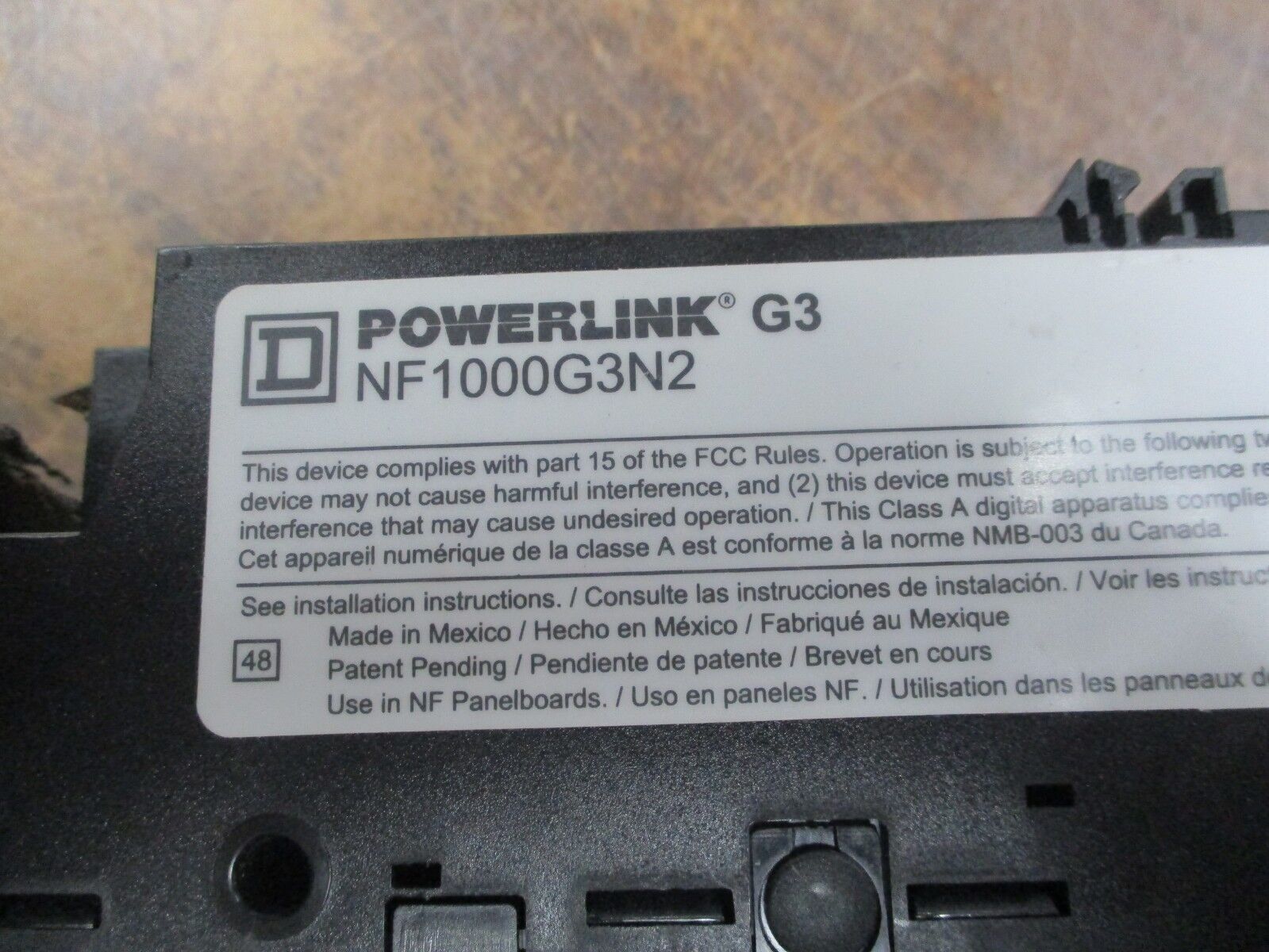 Square D Powerlink G3 Contoller NF1000G3 24V Max Used