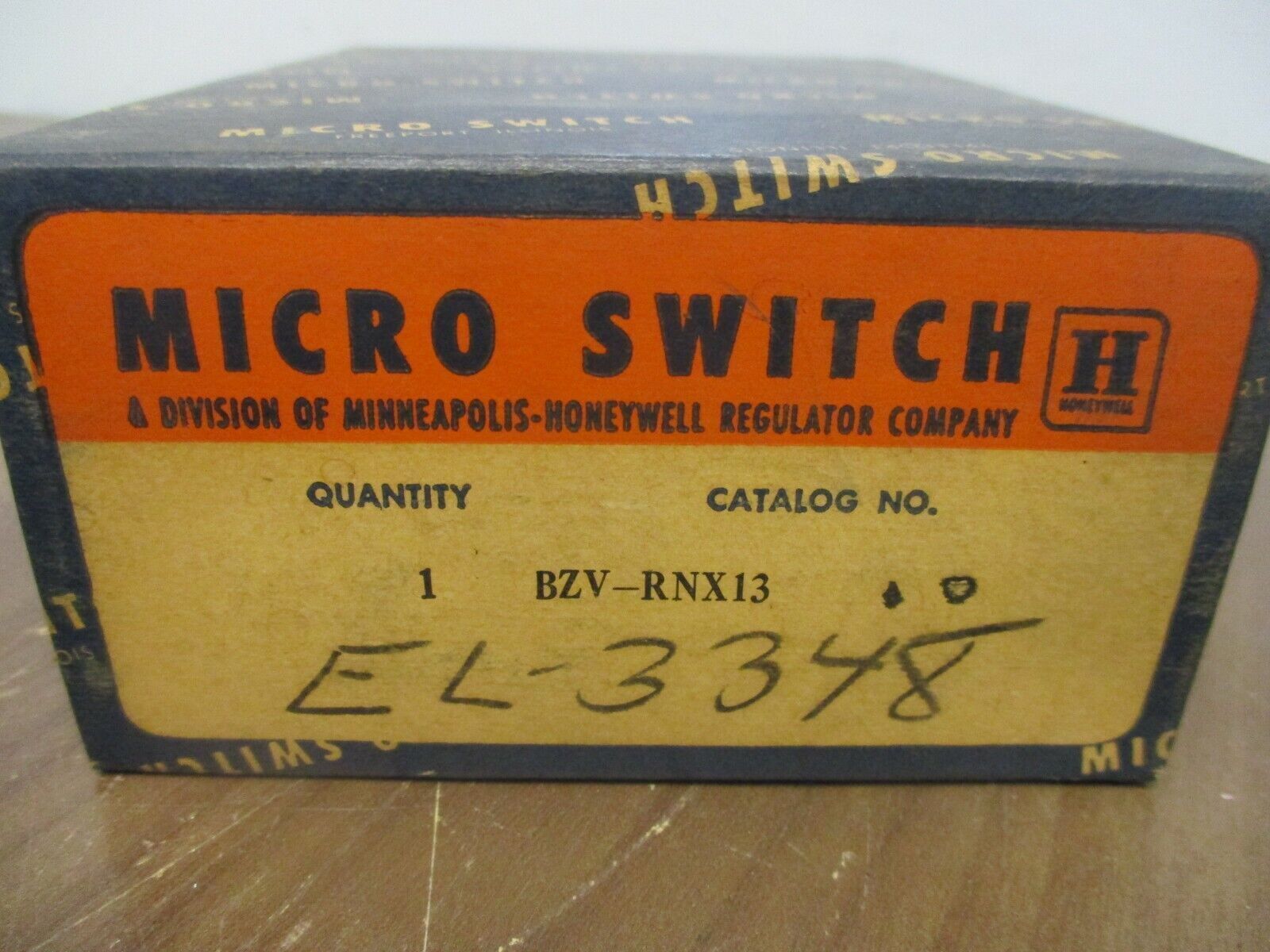 Honeywell Micro Switch Limit Switch BZV-RNX13 New Surplus