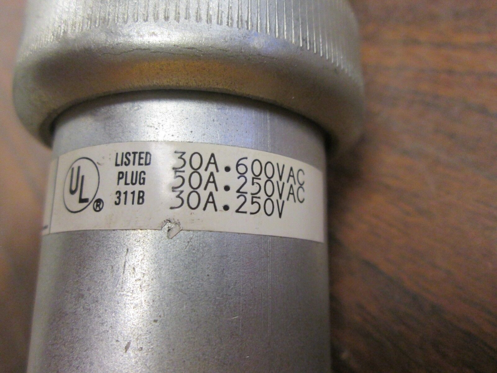 Russellstoll Plug 8396 30A 600V 4W Used
