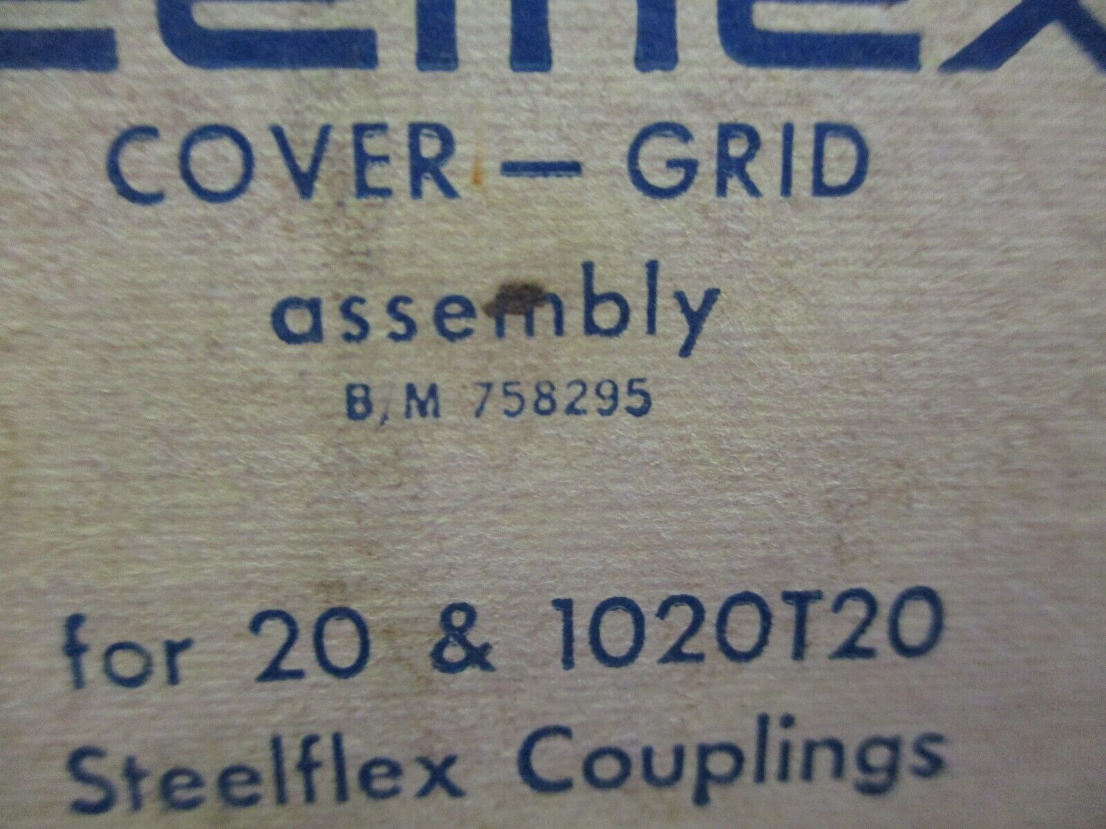 Falk Steelflex Cover-Grid Assembly 758295 New Surplus