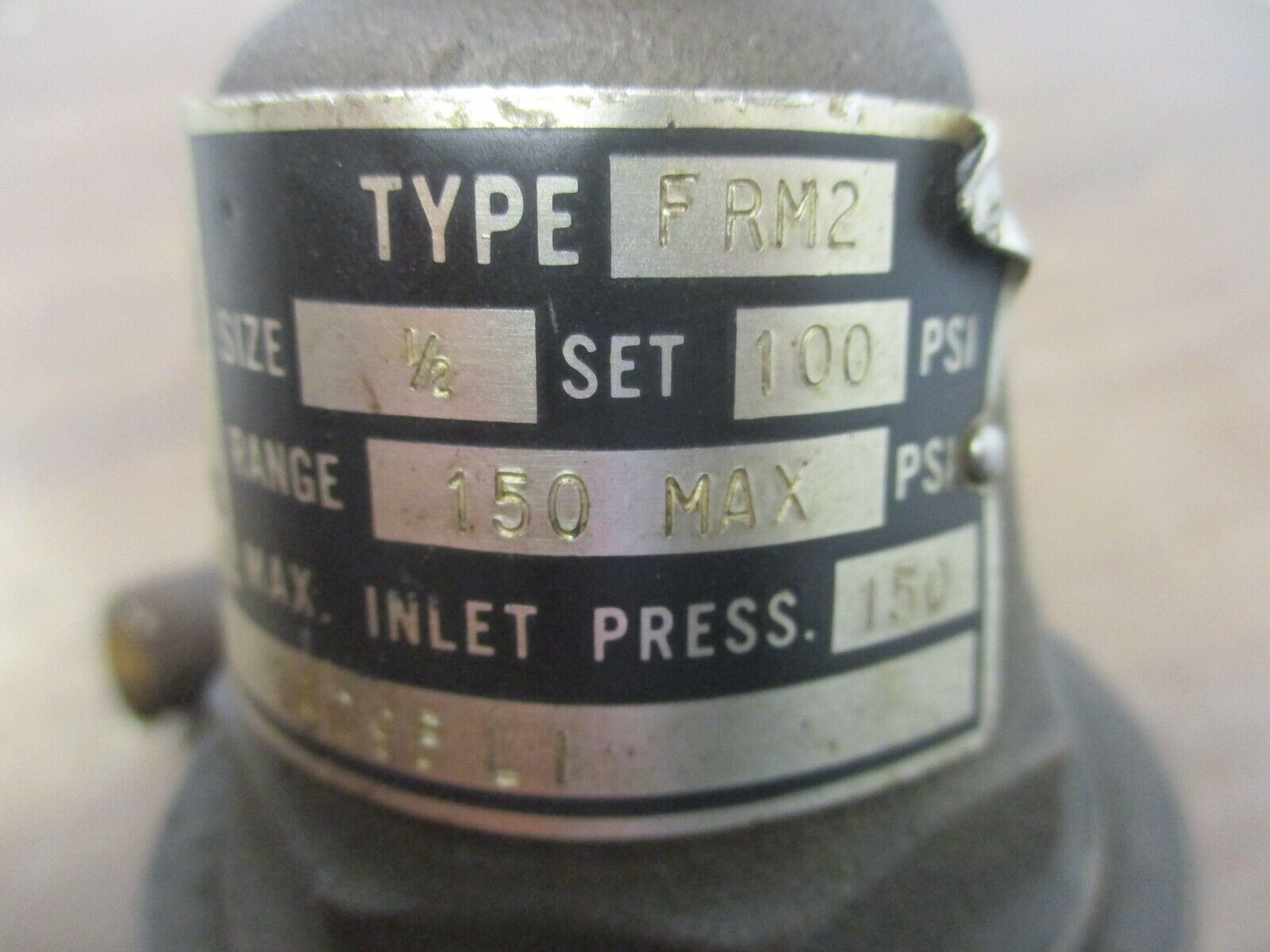 Cash Acme Valve FRM2 150 PSI Max 1/2" Used