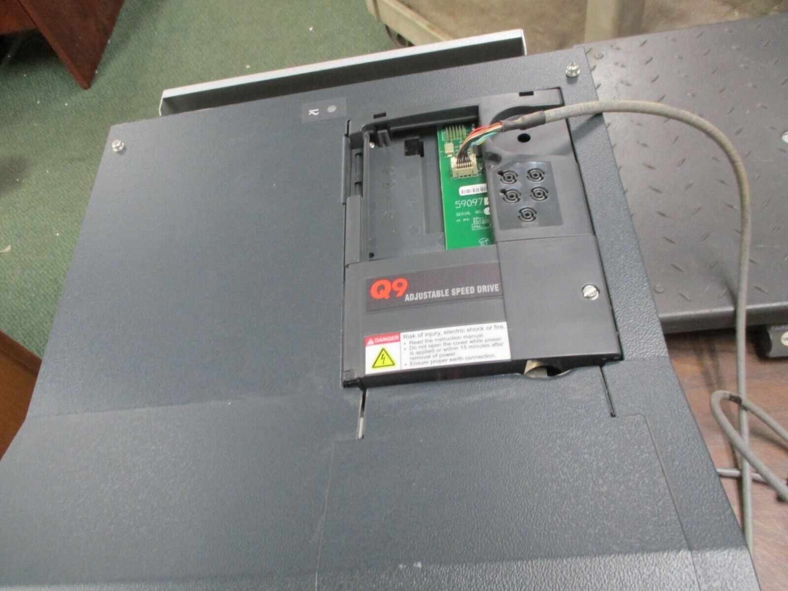 Toshiba AC Drive VT130Q9U412K 125HP 3Ph w/ External Mount Keypad Used