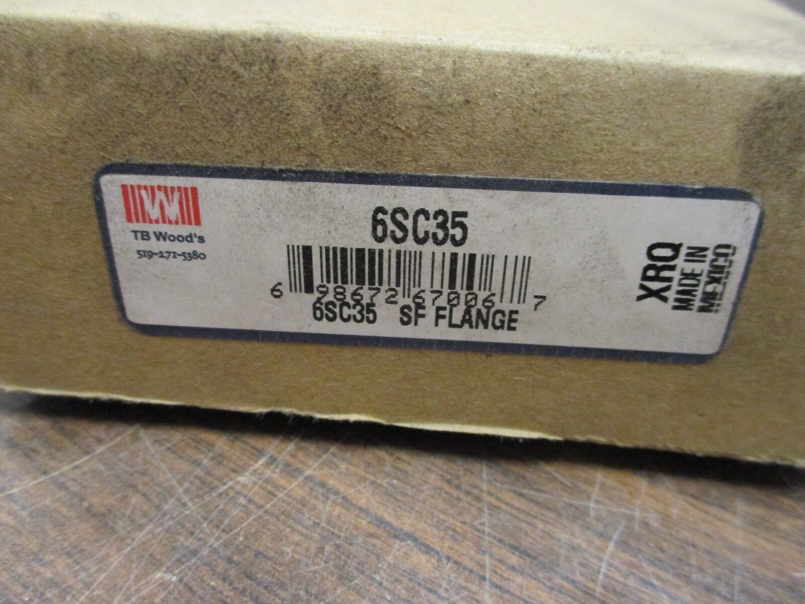 TB Wood's SF Flange 6SC35 New Surplus